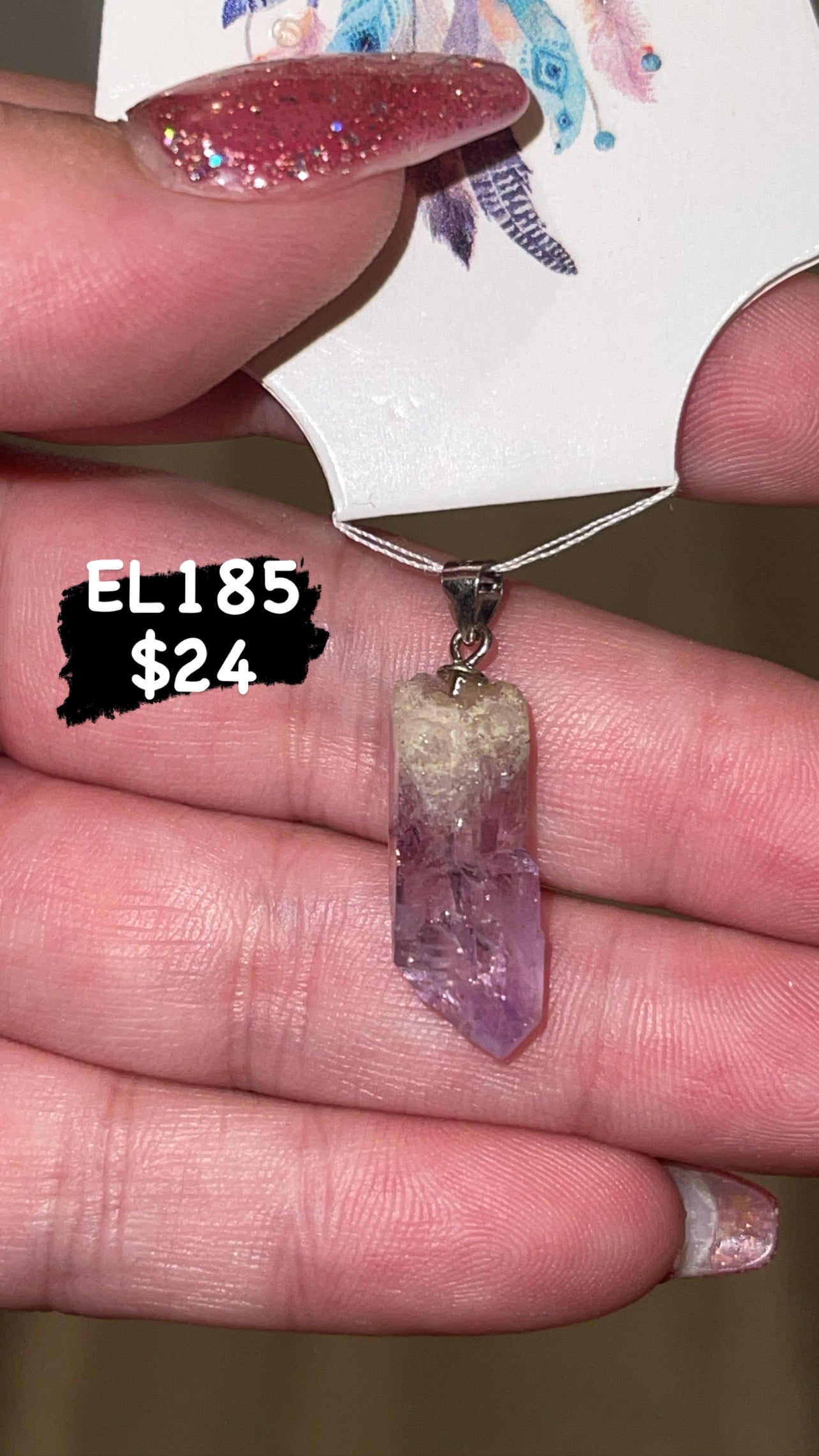 Vera Cruz Amethyst Point 925 Pendant (Choose Your Own!)