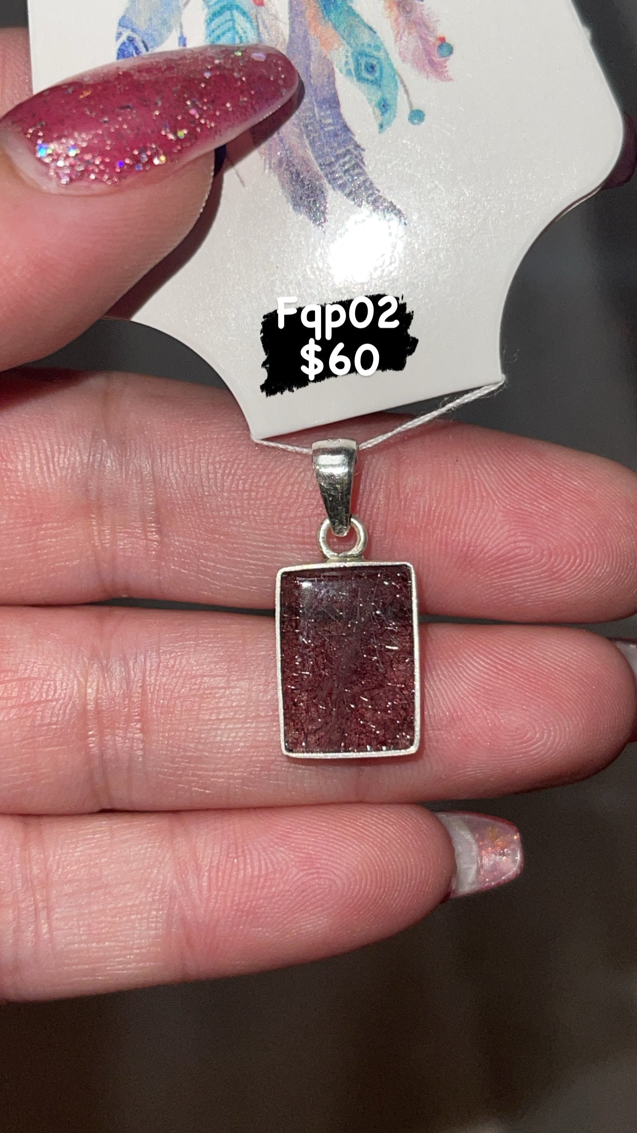 Firework Quartz Rare Pendant (Choose Your Own!)