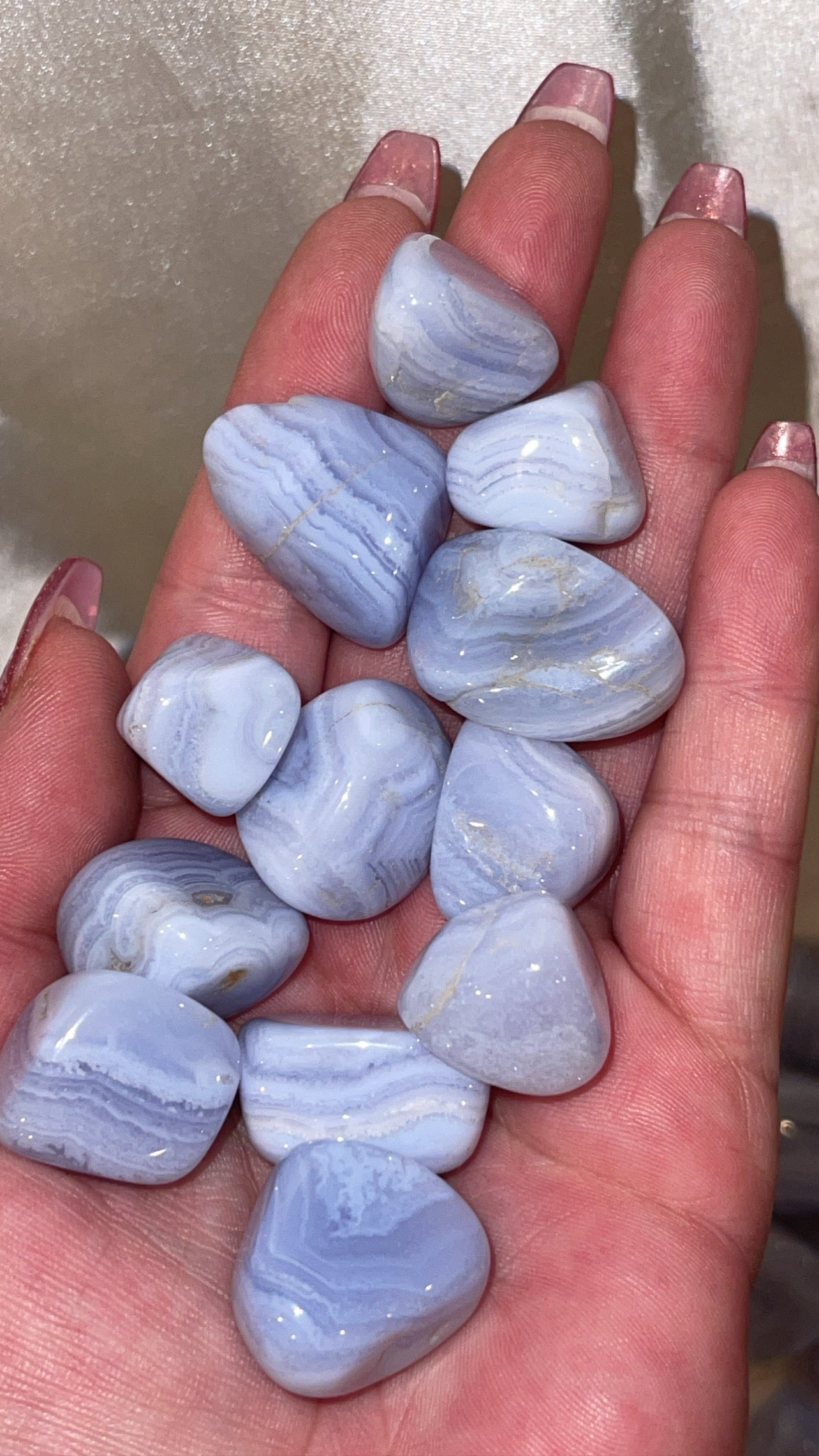 Blue Lace Agate Tumble