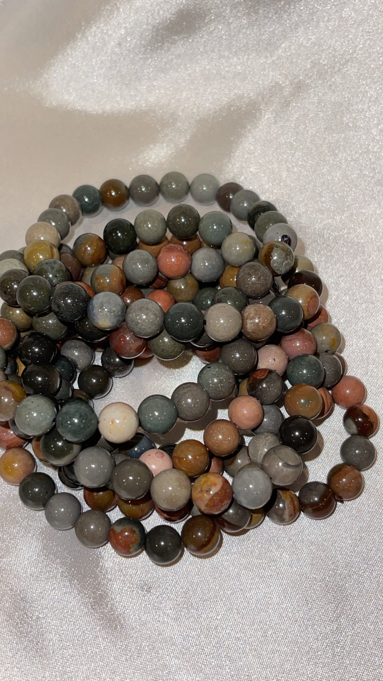 Polychrome Jasper Bracelet 8mm
