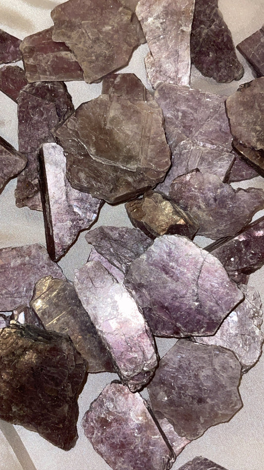 Raw Lepidolite Book
