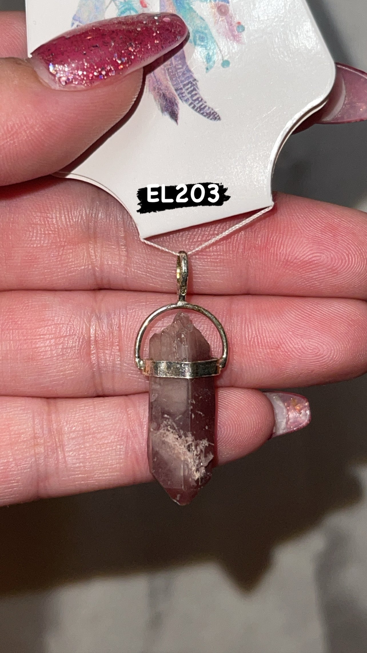 Pink Lithium Raw Point 925 Pendant (Choose Your Own!)