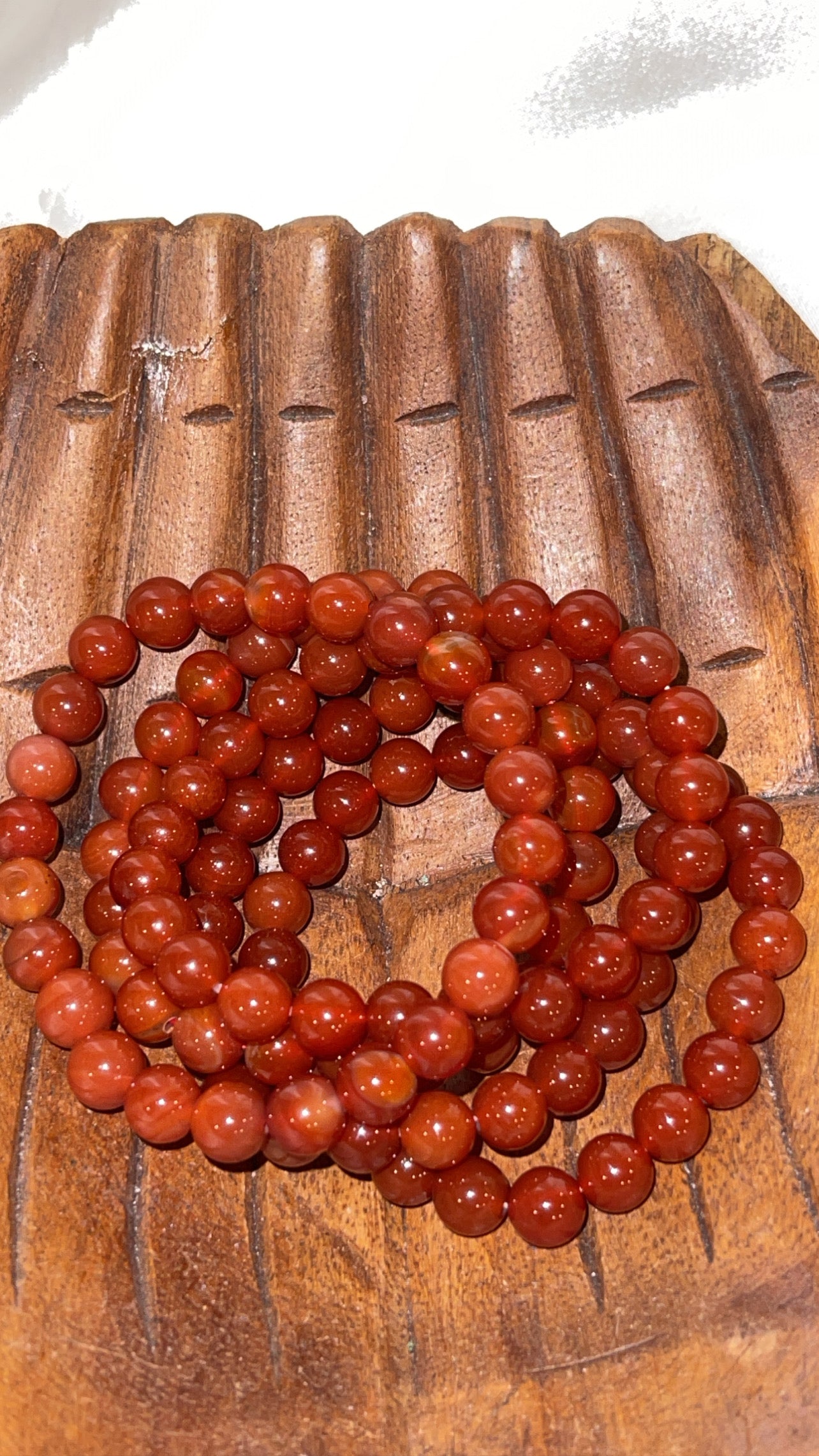 Carnelian Bracelet 8mm