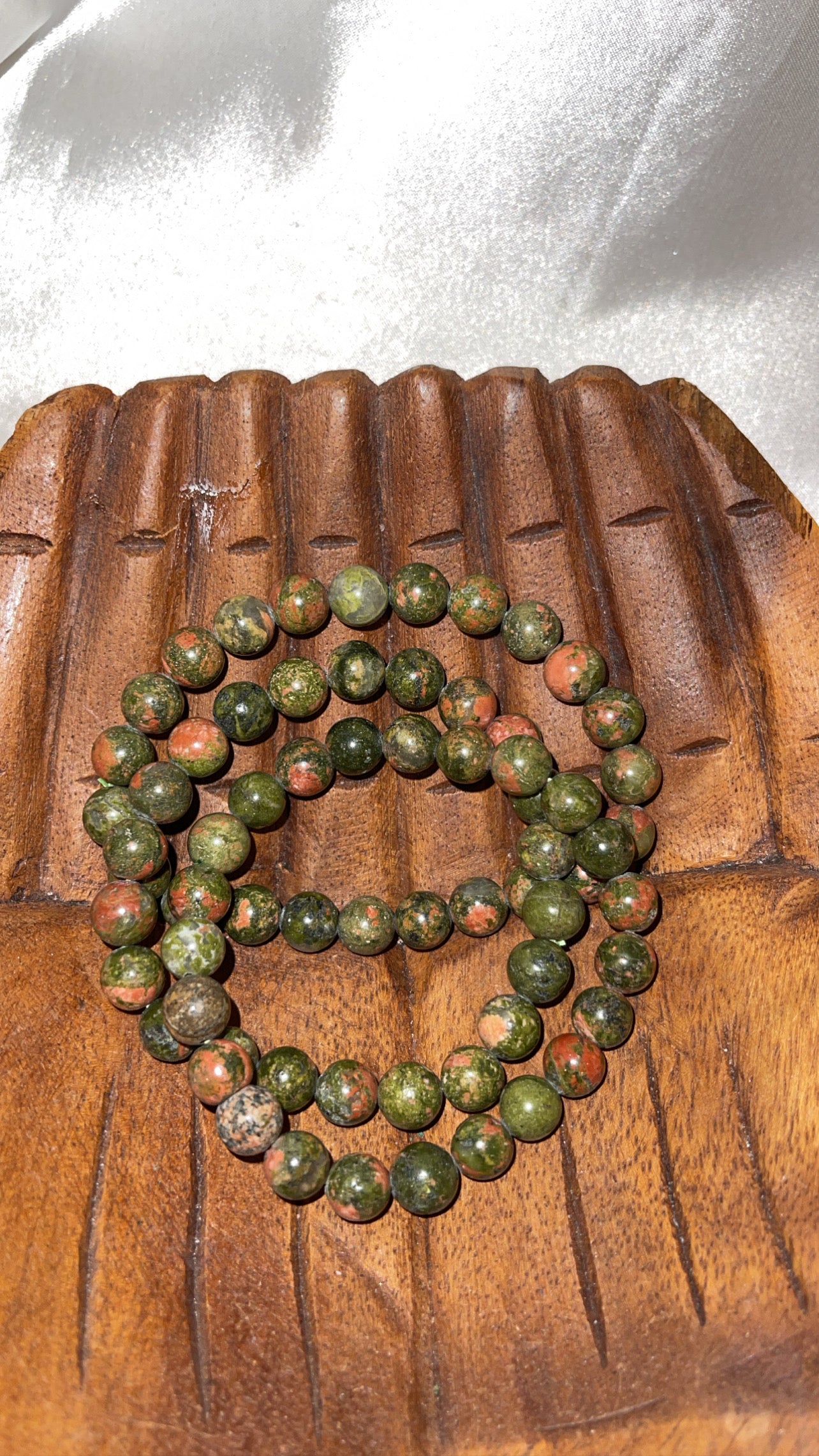 Unakite Bracelet 8mm (Last one!)