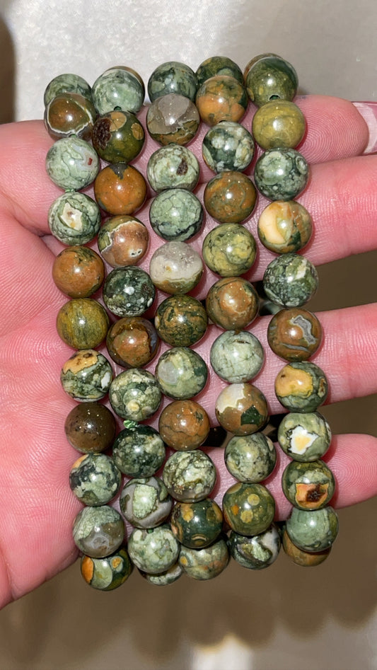 Rhyolite Bracelet 8mm