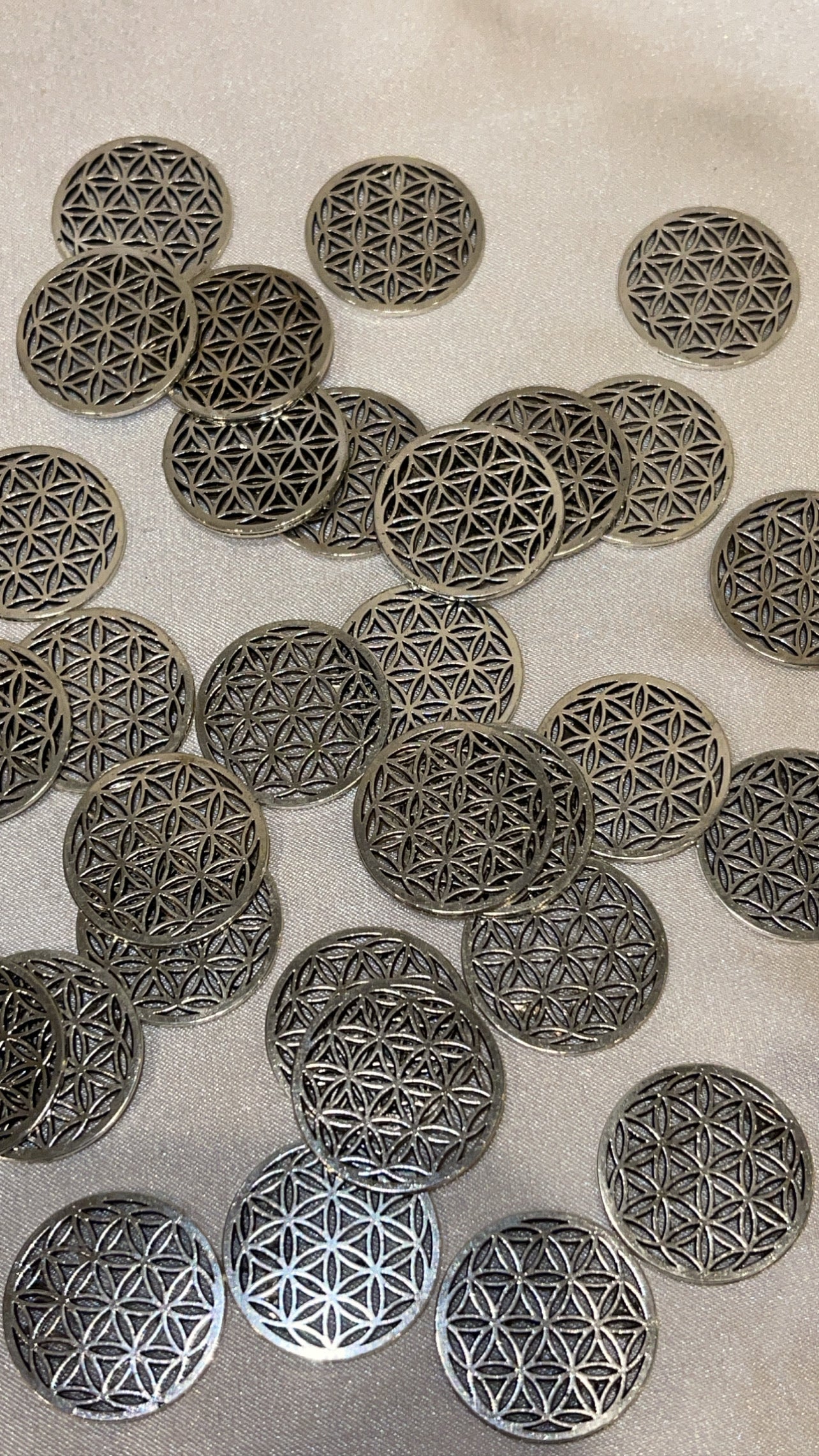 Flower of Life Good Luck Coin