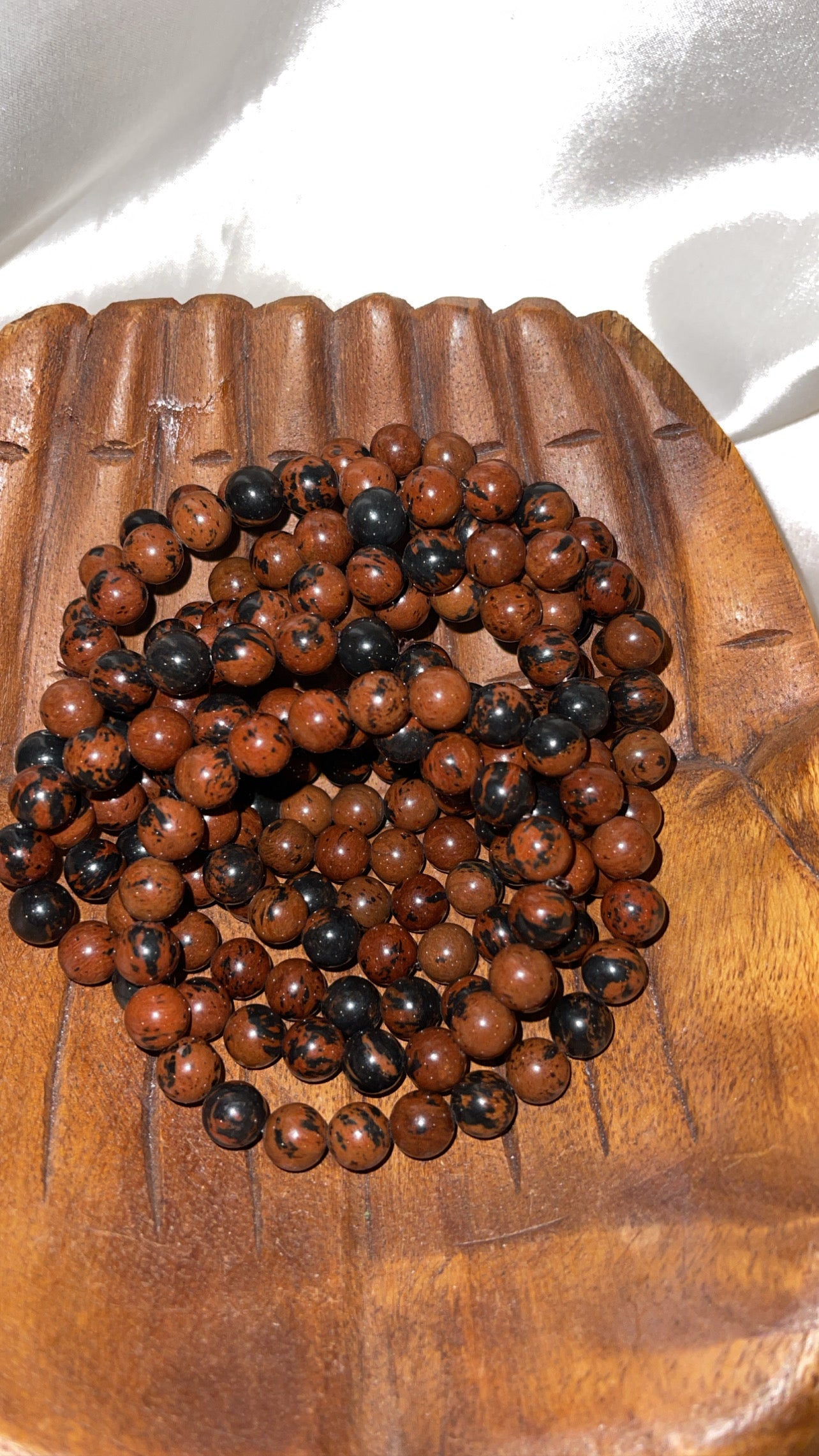 Mahogany Obsidian Bracelet 8mm