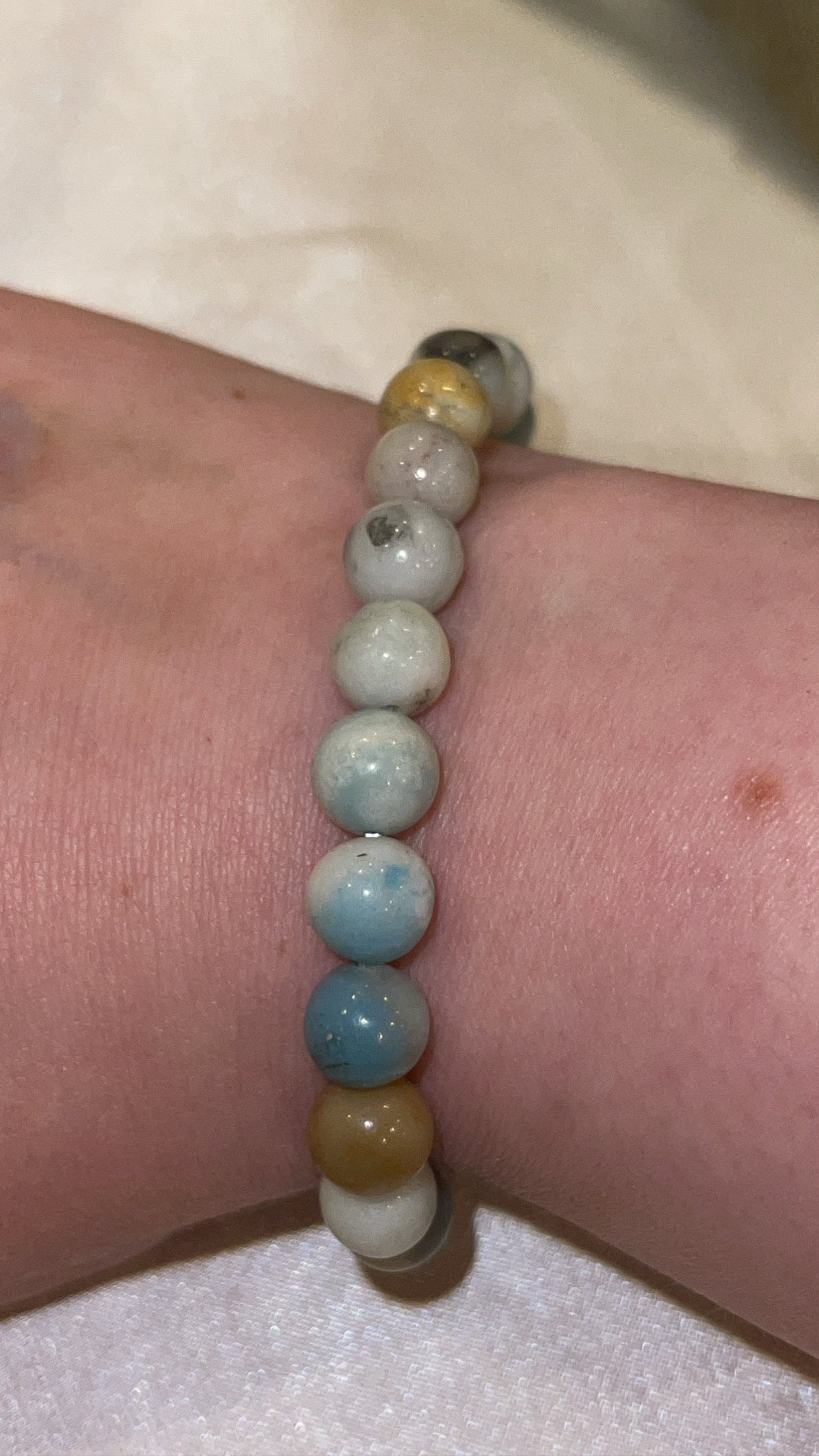 Blue Sky Quartz Bracelet 8mm