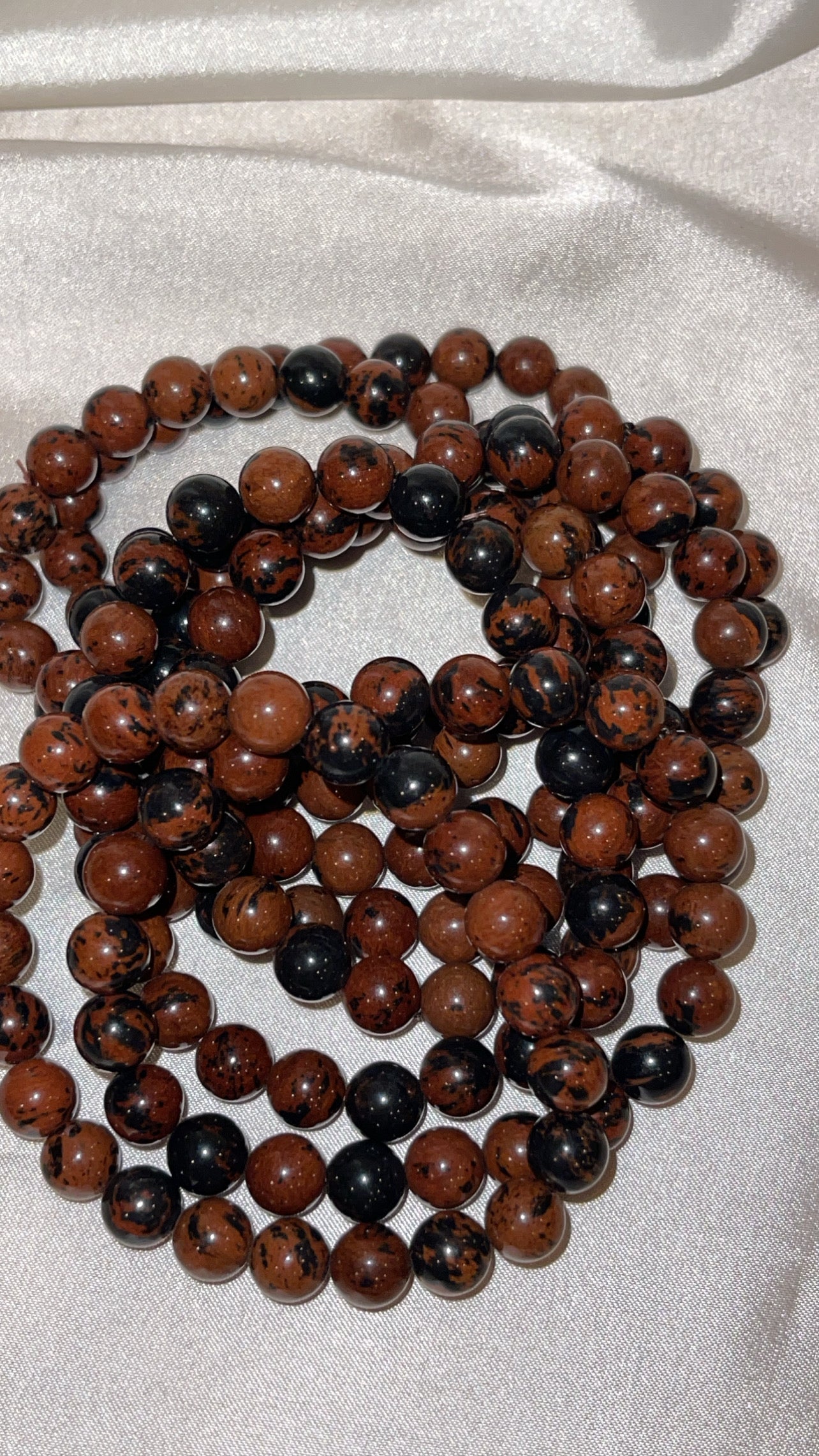 Mahogany Obsidian Bracelet 8mm