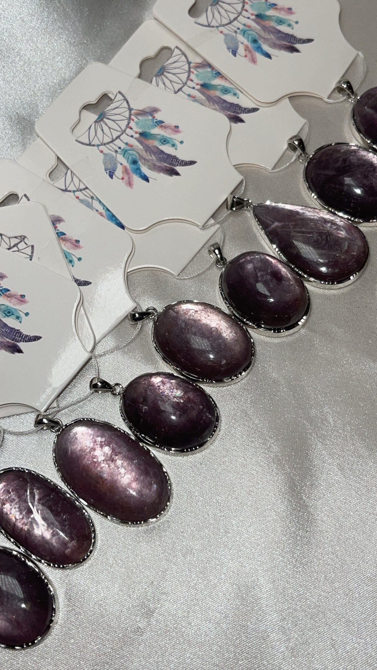 Gem Lepidolite Pendant (Choose Your Own!)