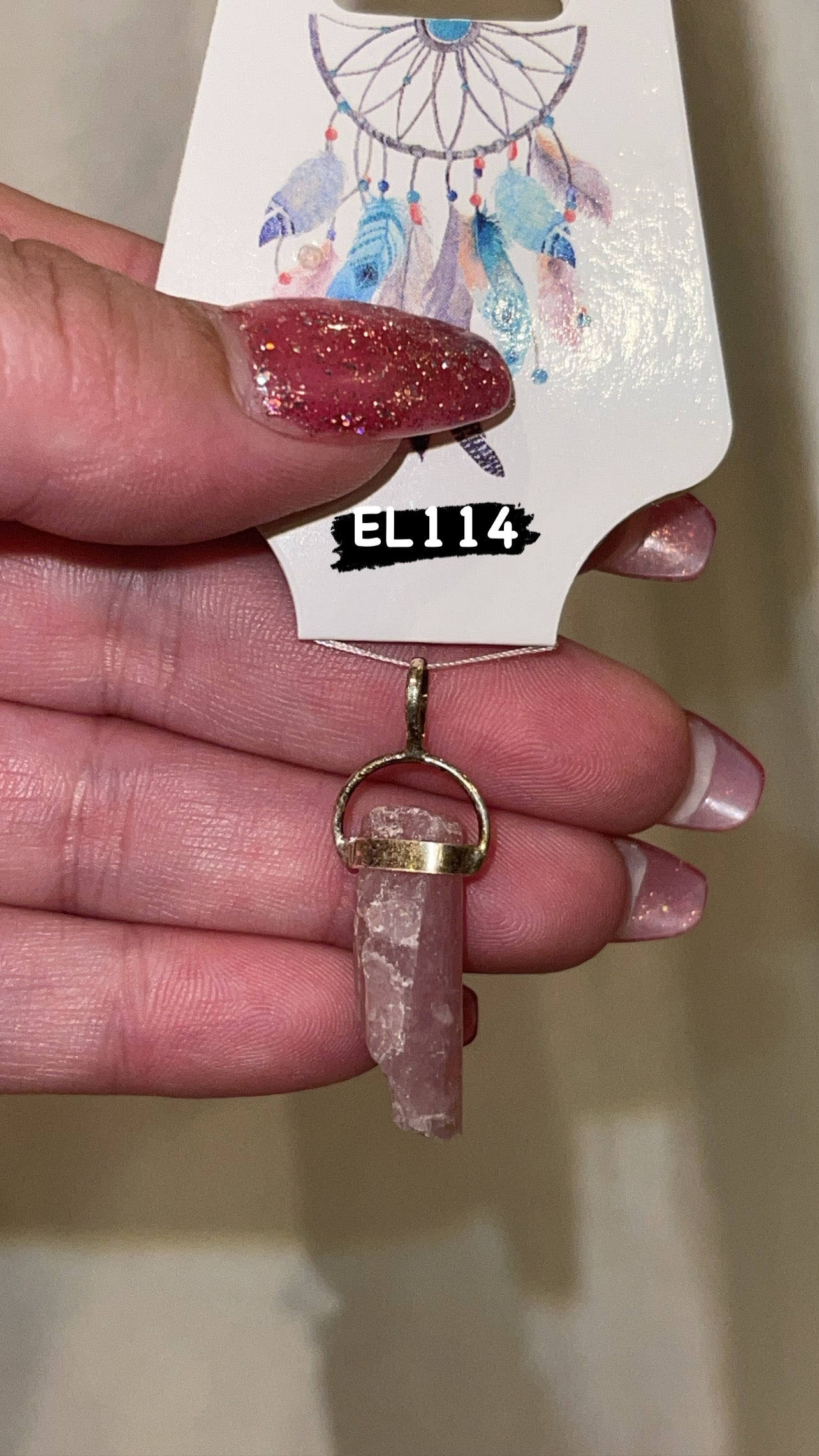 Raw Pink Tourmaline 925 Pendant (Choose Your Own!)