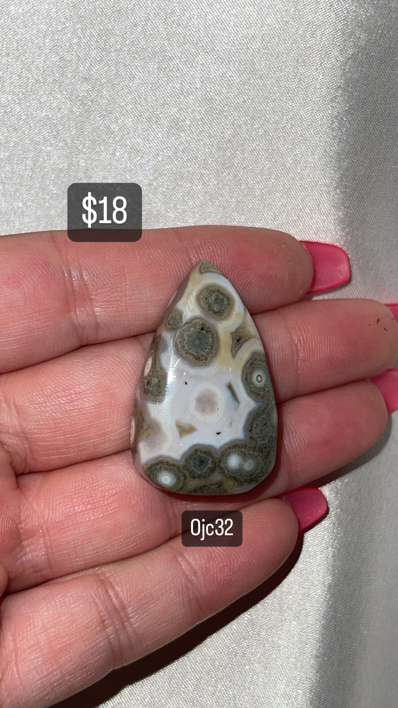8th Vein Ocean Jasper Cabachon (Choose Your Own)