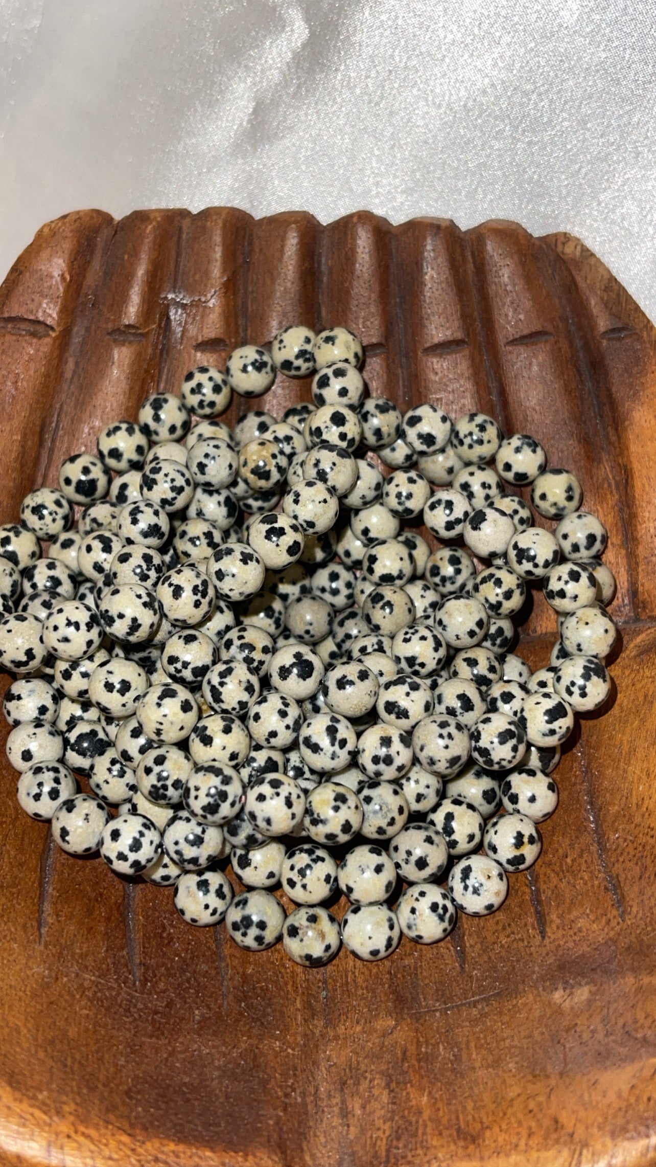 Dalmation Jasper Bracelet 8mm