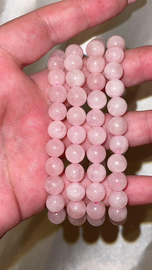Rose Quartz Bracelet 8mm