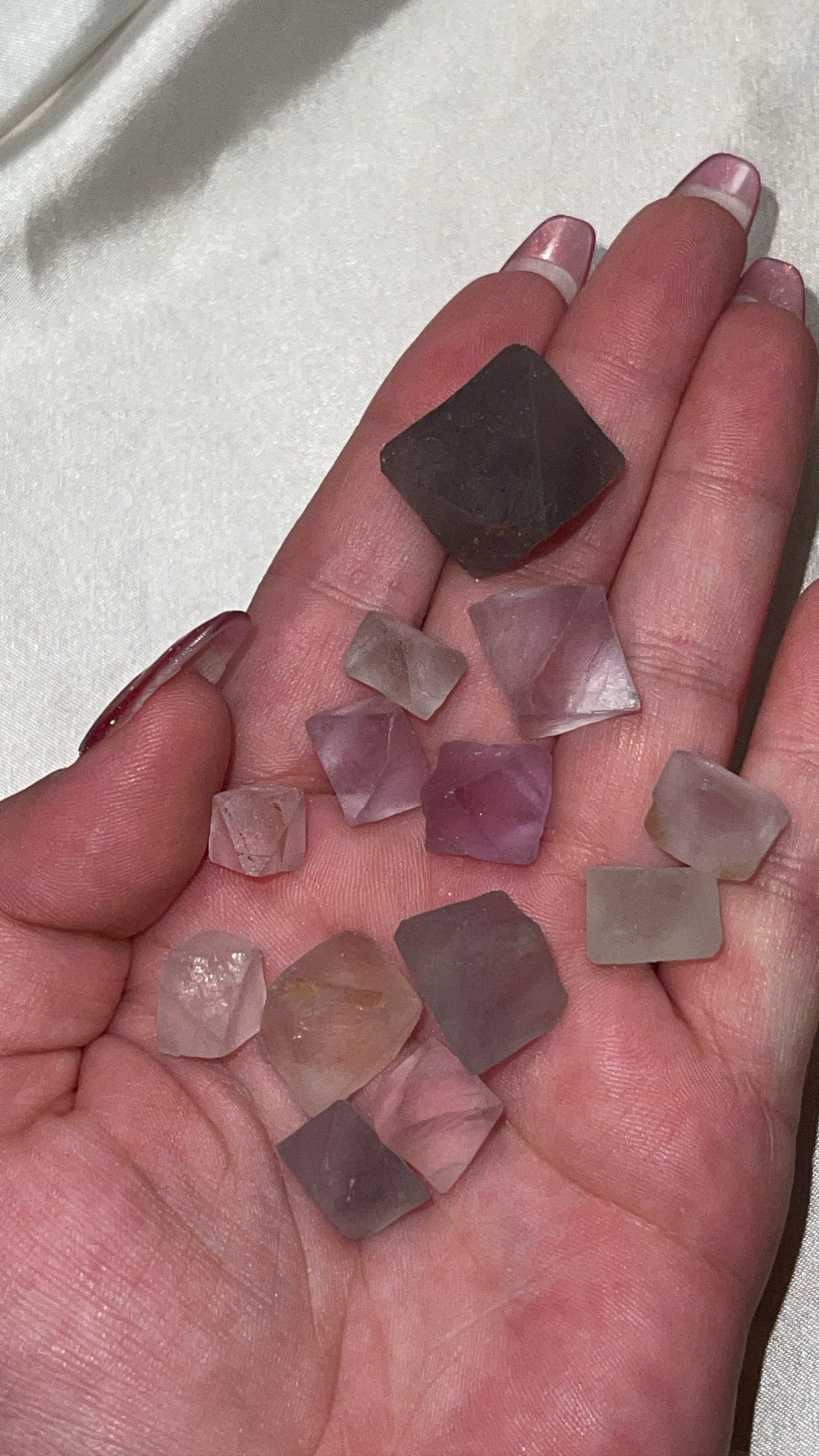 Fluorite Octahedron 50 gram Bundle Bag