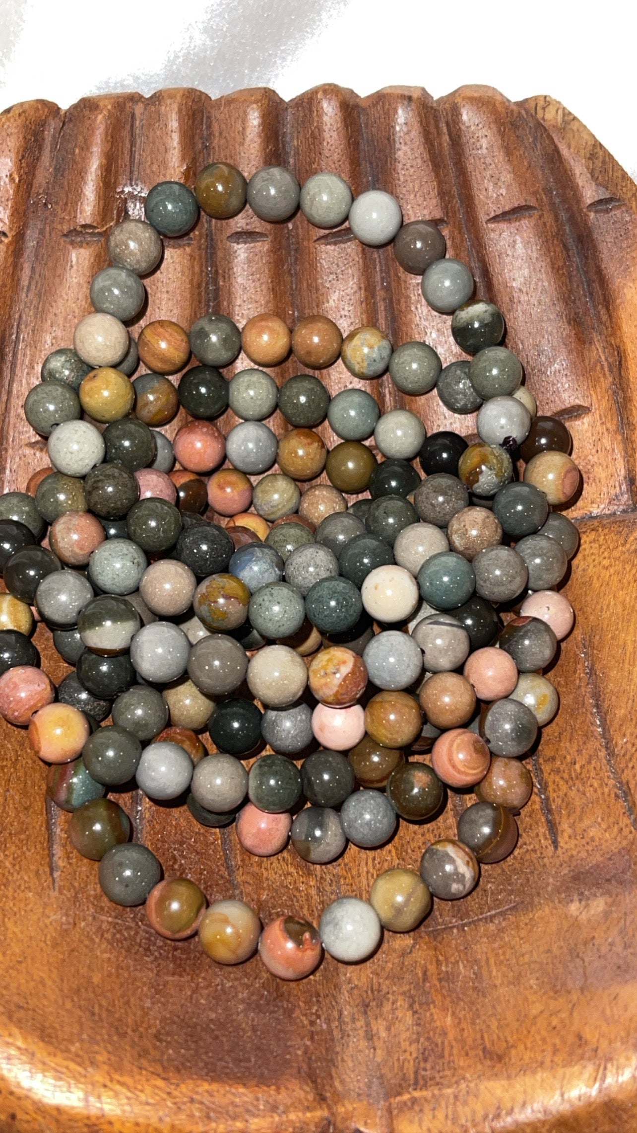 Polychrome Jasper Bracelet 8mm