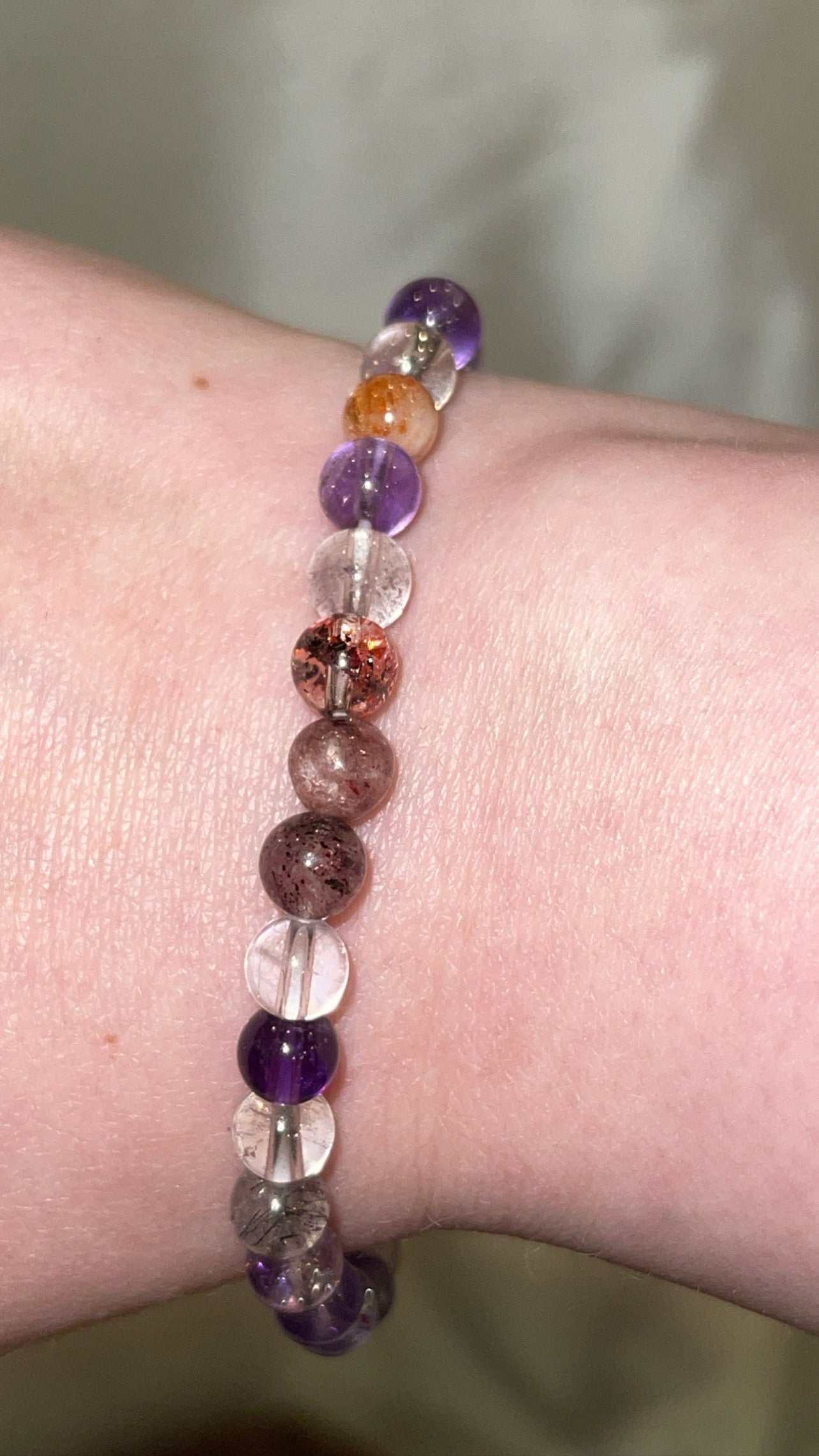 Harley Quinn Amethyst AAA Bracelet 6mm