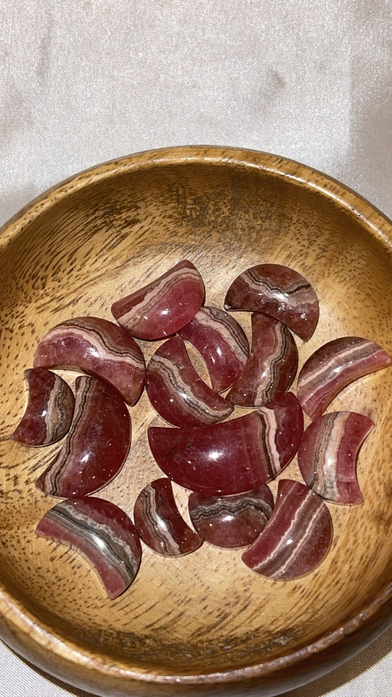 Rhodochrosite Small Moon (Choose Your Own)