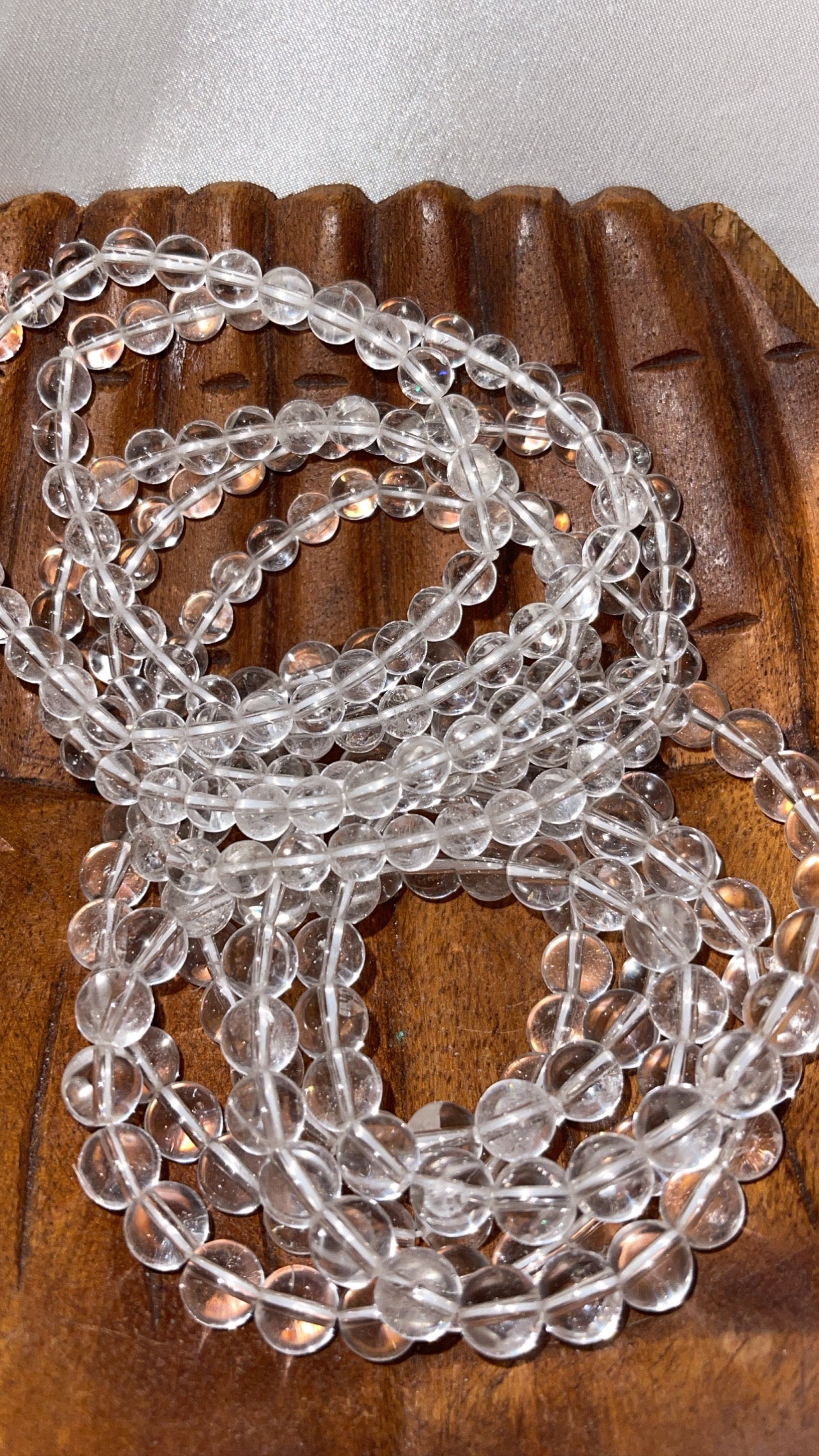 Clear Quartz AAA Bracelet 6mm/8mm