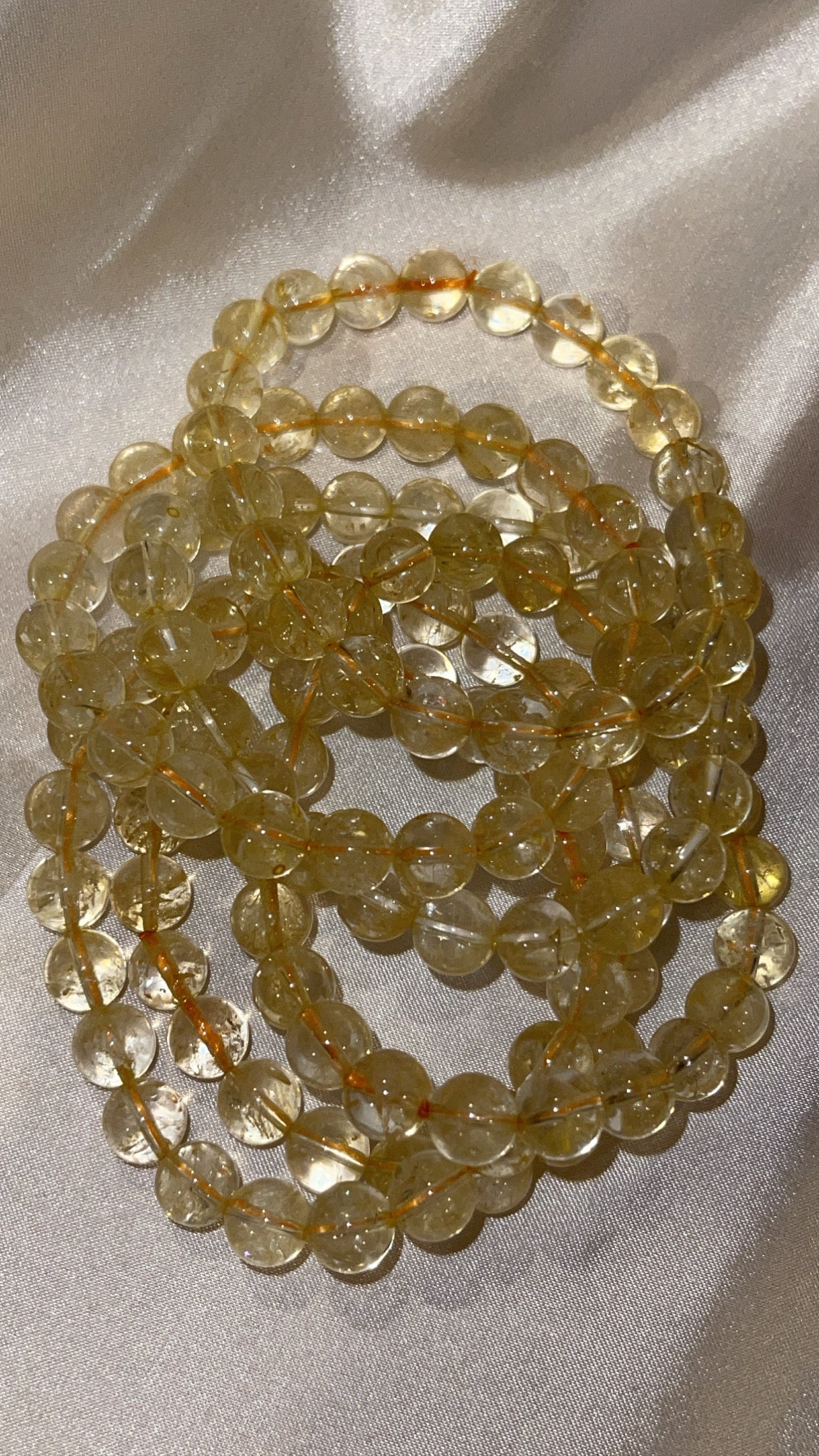 Citrine Bracelet 9mm