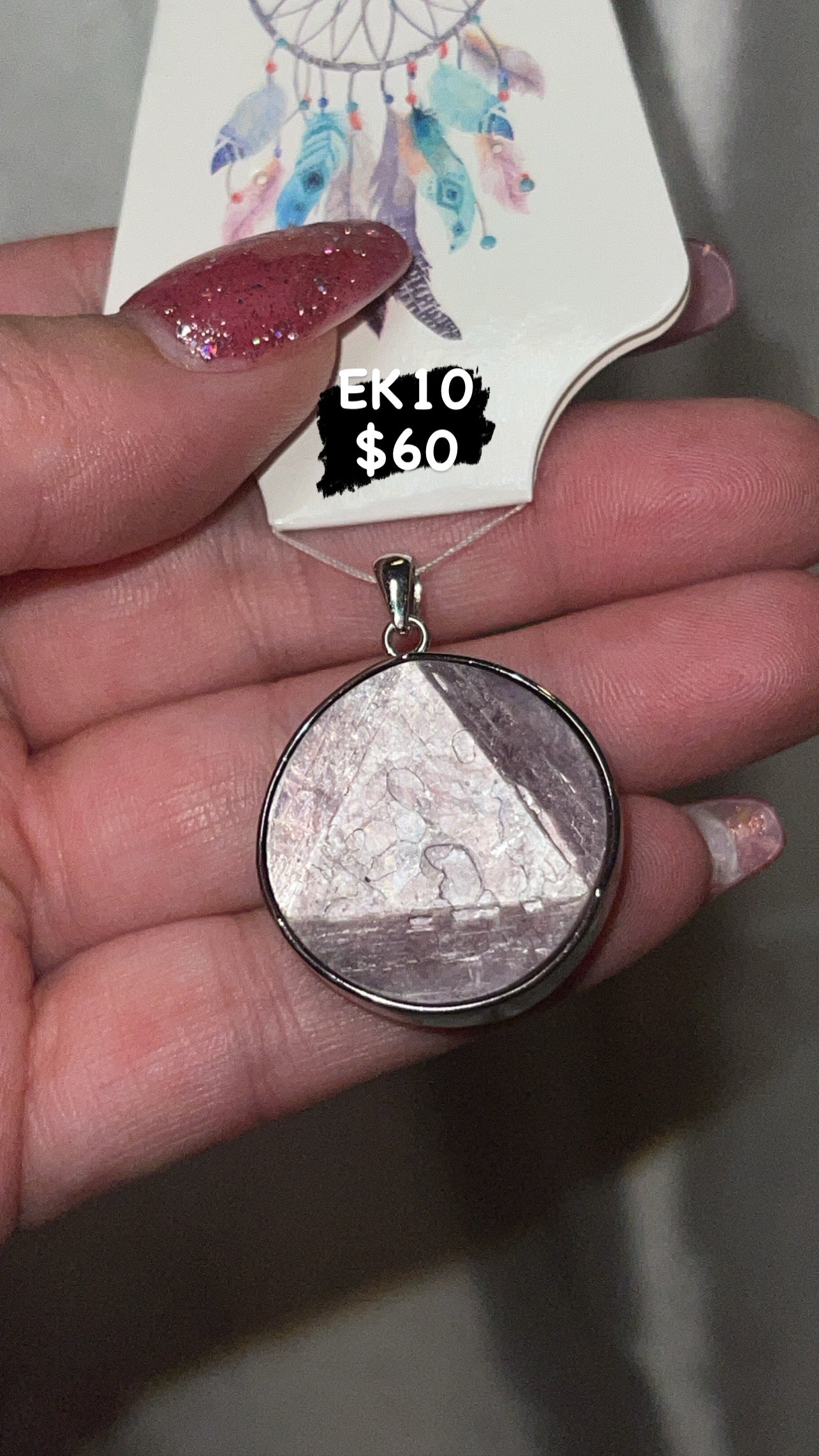 Gem Lepidolite Pendant (Choose Your Own!)