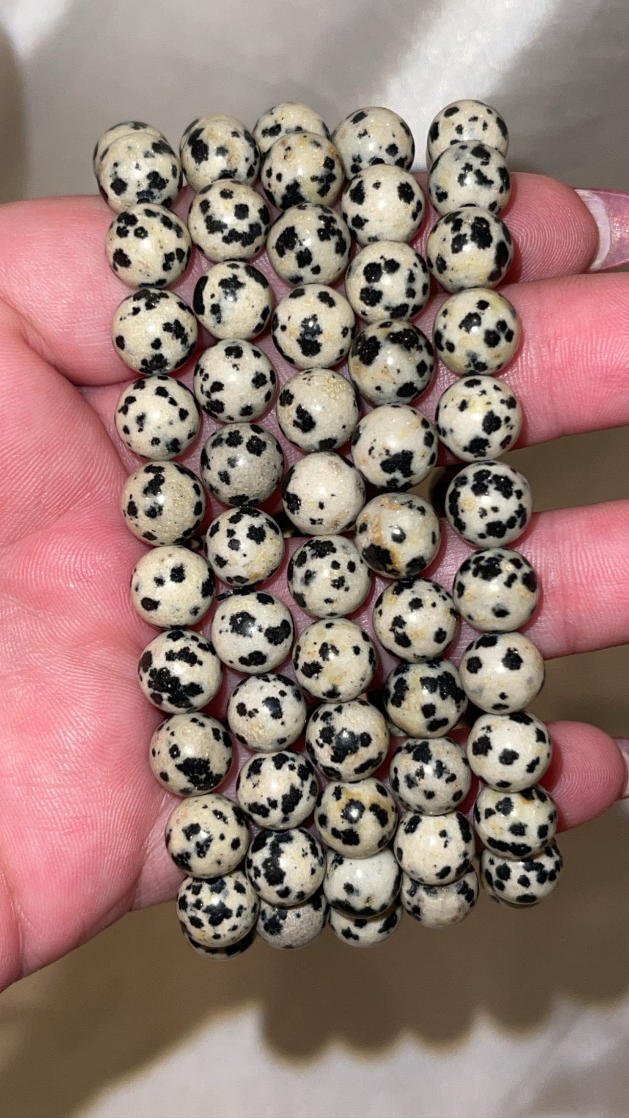 Dalmation Jasper Bracelet 8mm