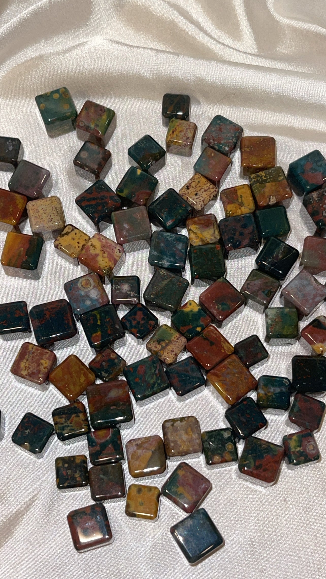 Ocean Jasper Cube