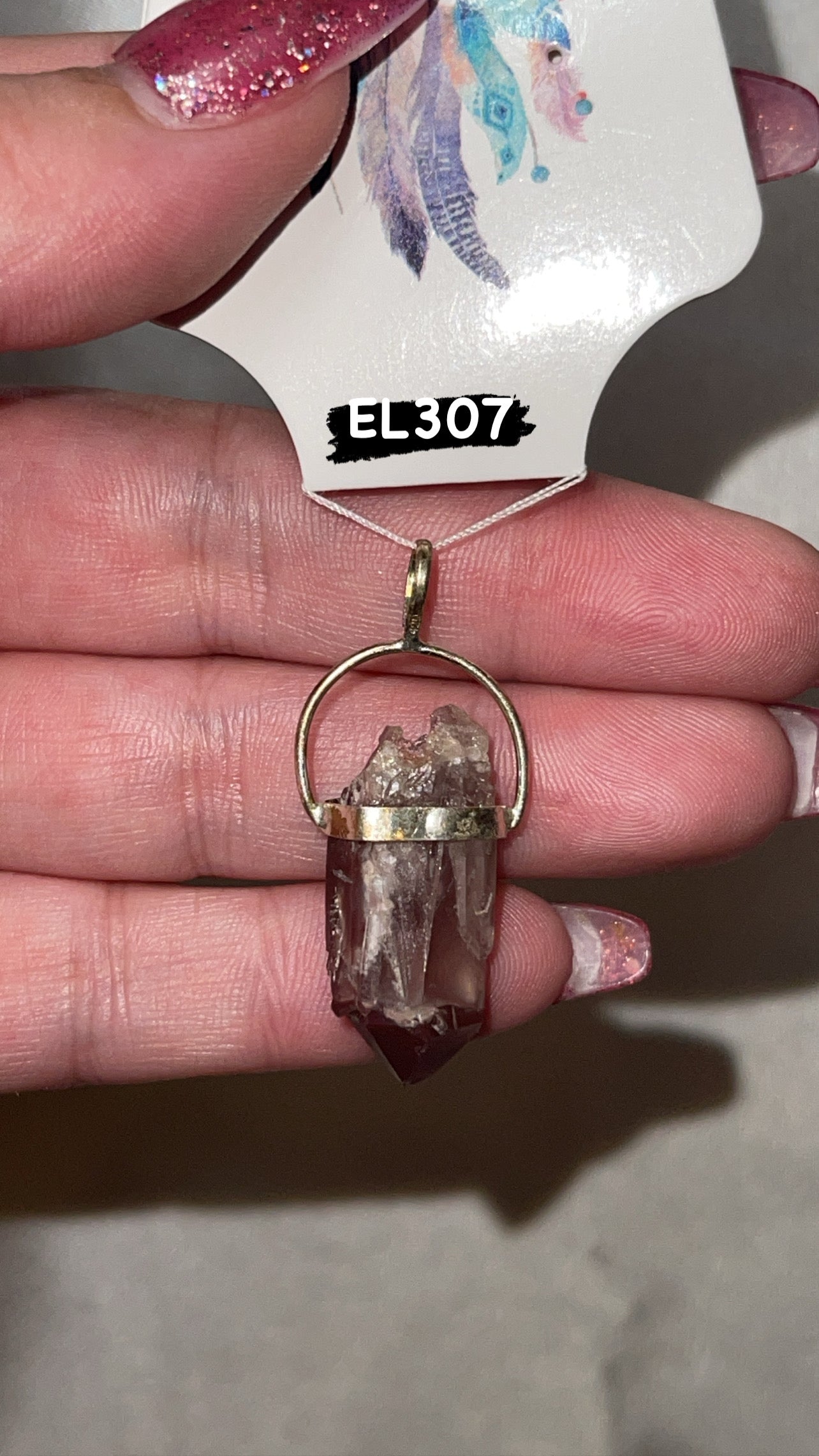 Pink Lithium Raw Point 925 Pendant (Choose Your Own!)