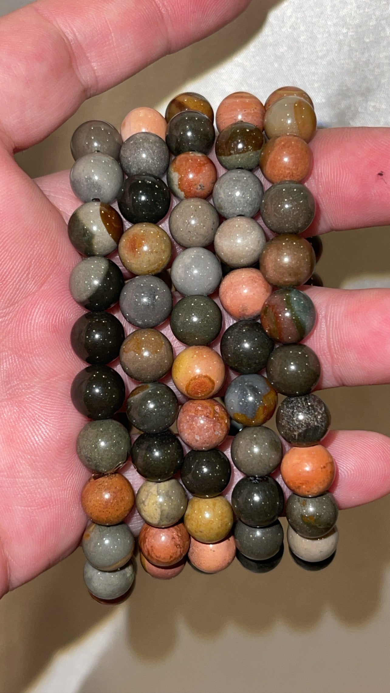 Polychrome Jasper Bracelet 8mm
