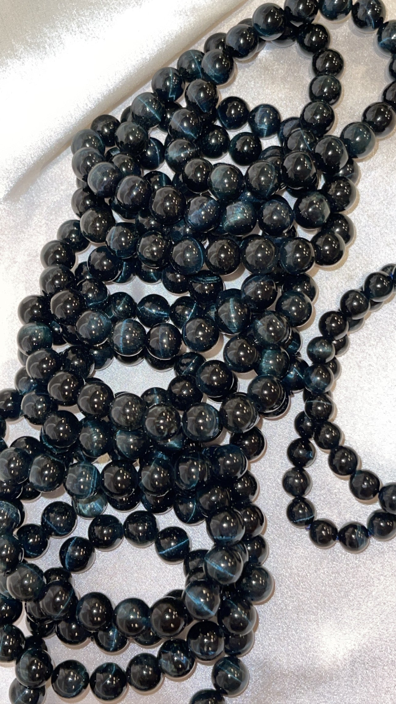 Blue Tigers Eye Bracelet 8mm/10mm