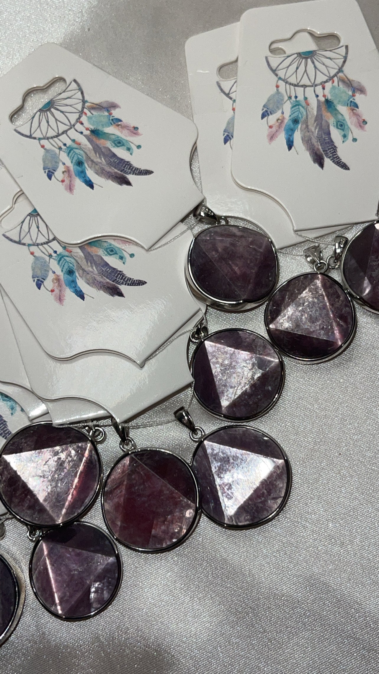 Gem Lepidolite Pendant (Choose Your Own!)