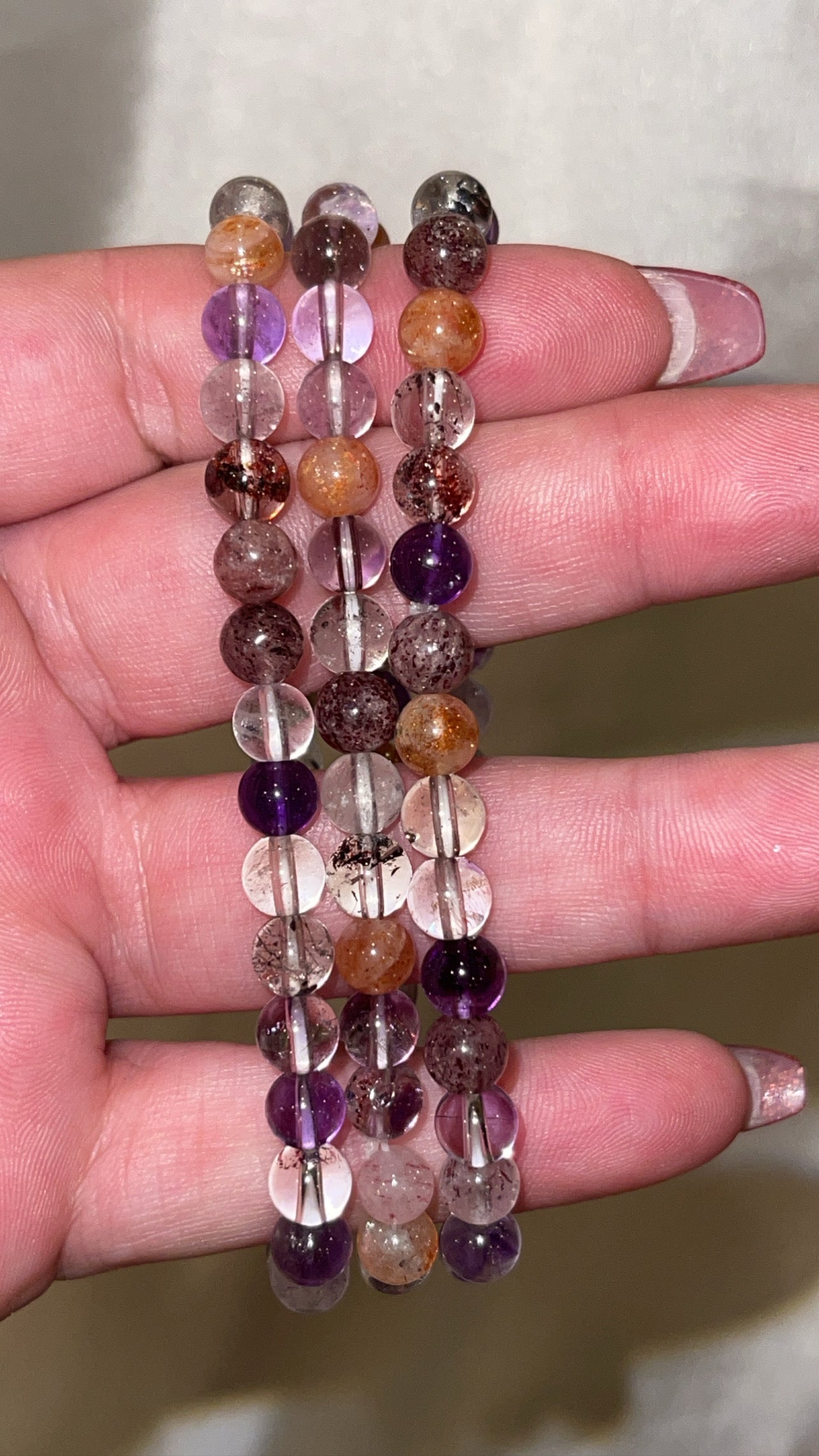 Harley Quinn Amethyst AAA Bracelet 6mm