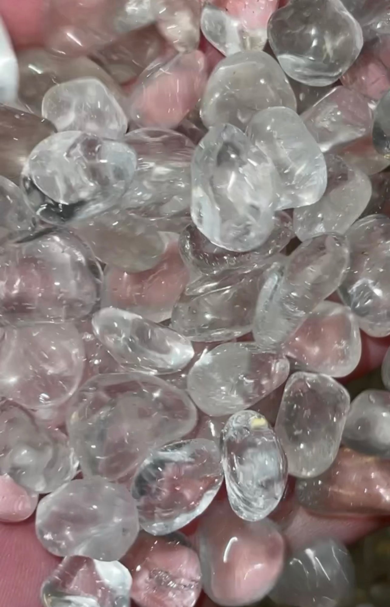 Clear Quartz 50gram/100gram Small Tumble Bundle