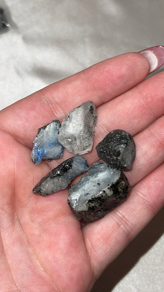 Rainbow Moonstone Raw Bundle