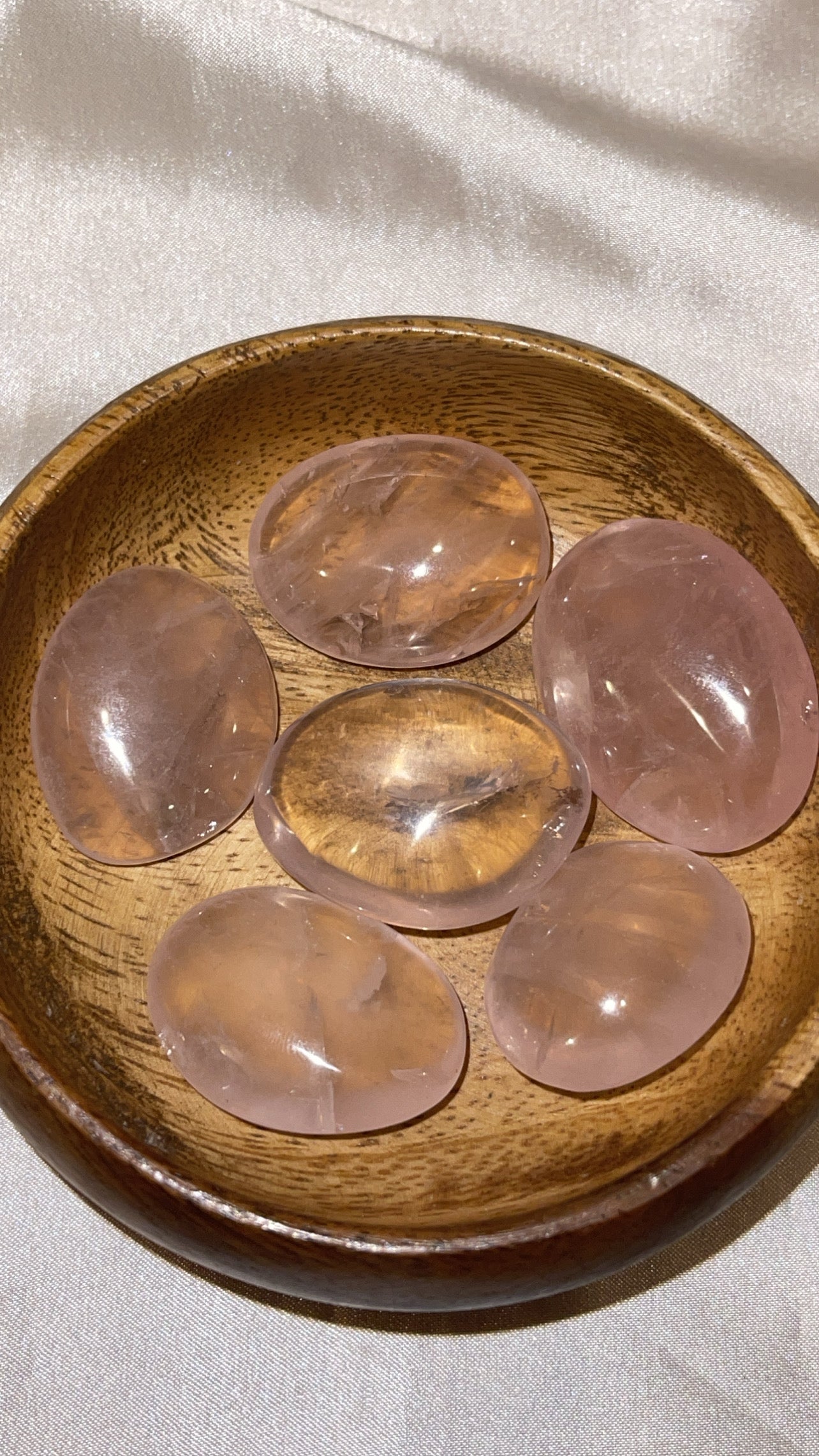 Rose Quartz Mini Palmstone