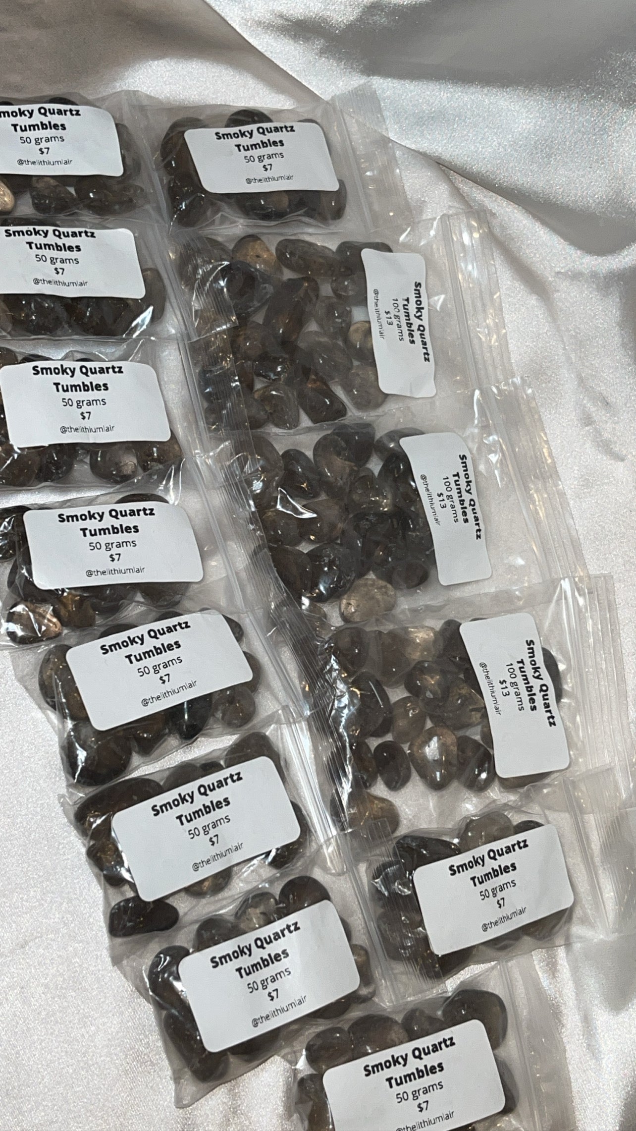 Smoky Quartz 50gram/100gram Tumble Bundle
