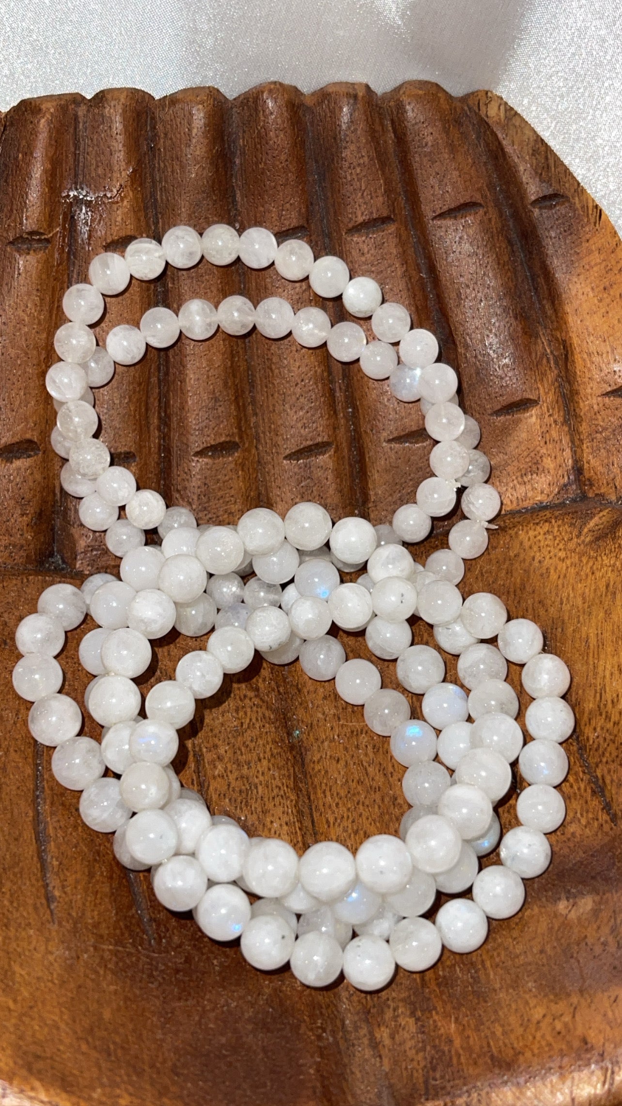 Rainbow Moonstone Bracelet 6mm/8mm