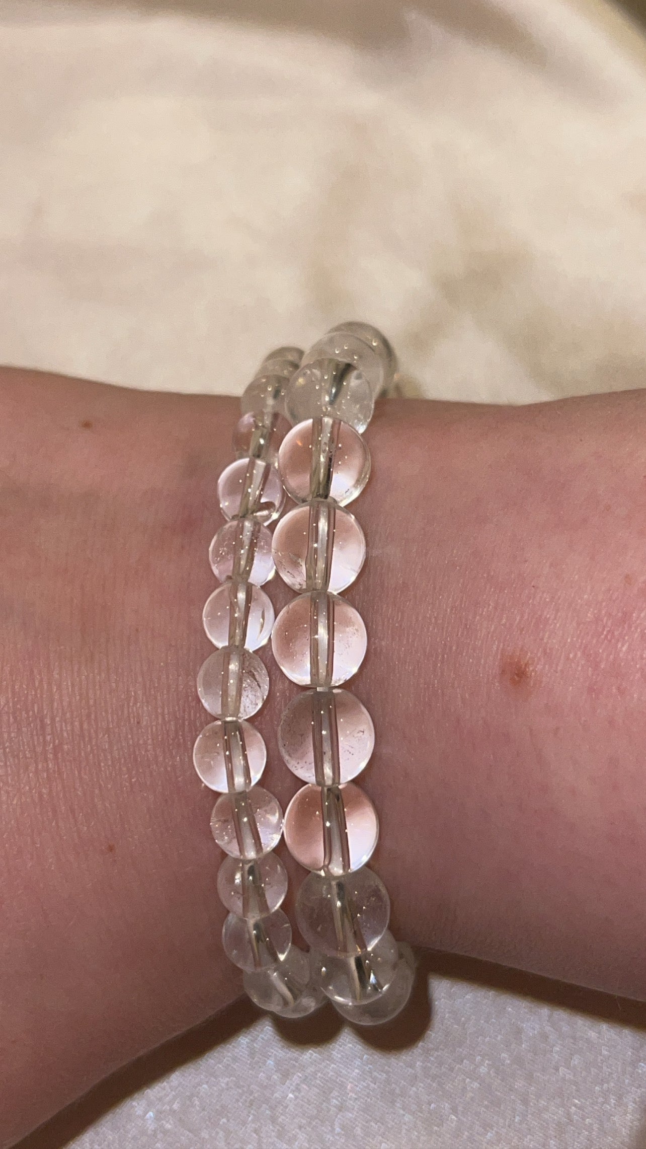 Clear Quartz AAA Bracelet 6mm/8mm