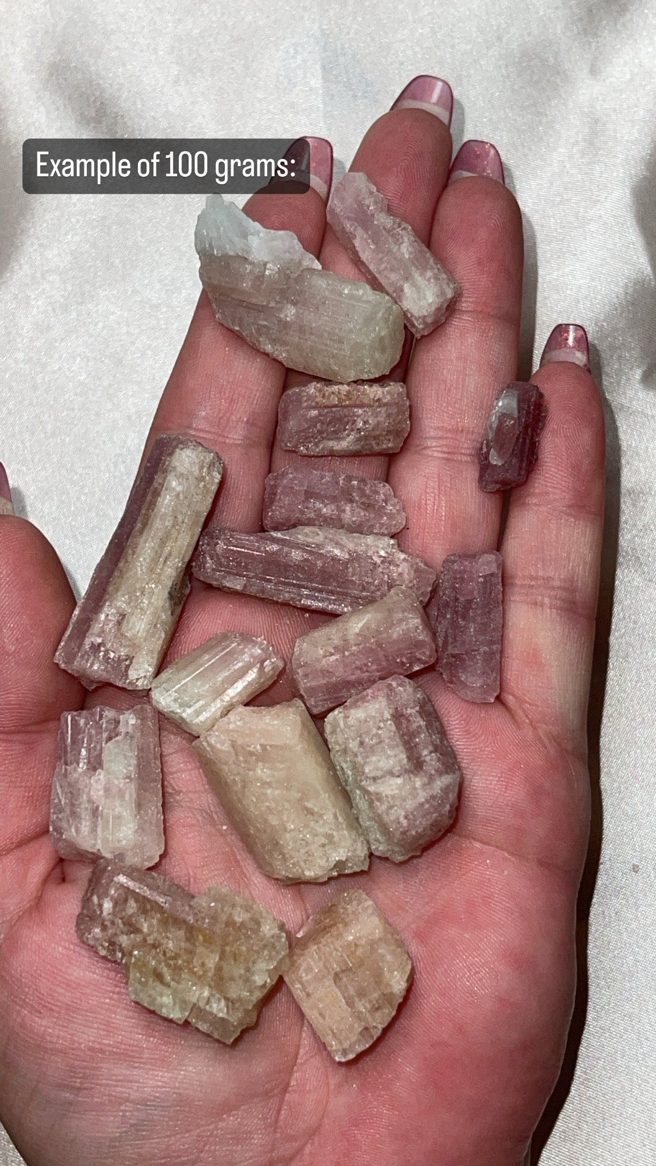 Watermelon Tourmaline Raw 50gram/100gram Bundle