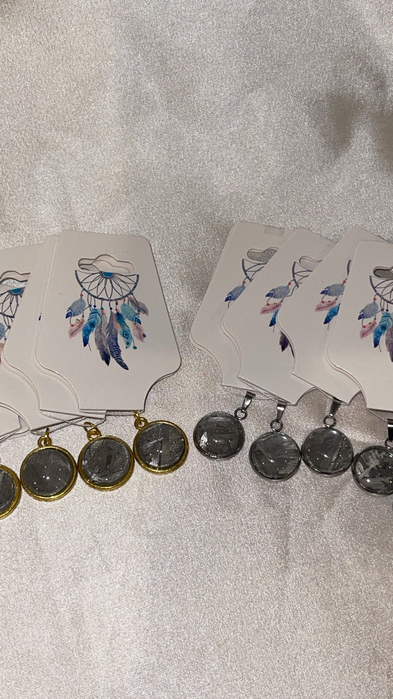 Meteorite Rare Pendant (Silver/Gold)