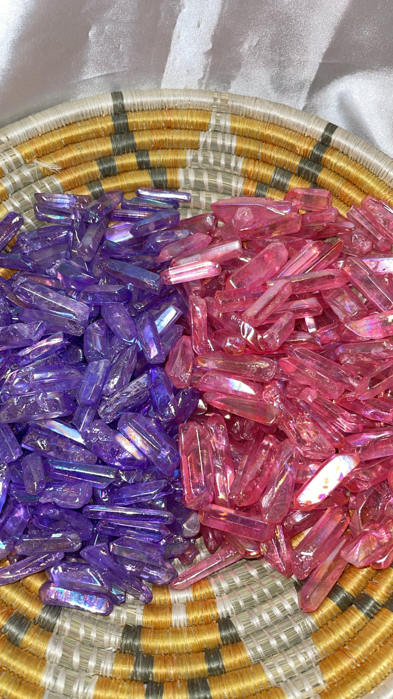 Aura Quartz Point (Purple/Pink)