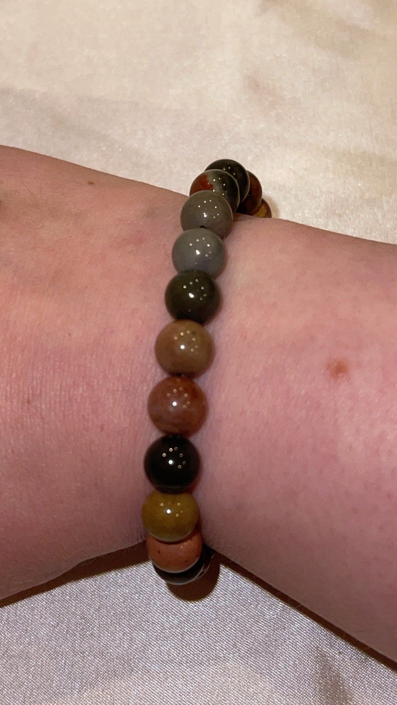 Polychrome Jasper Bracelet 8mm