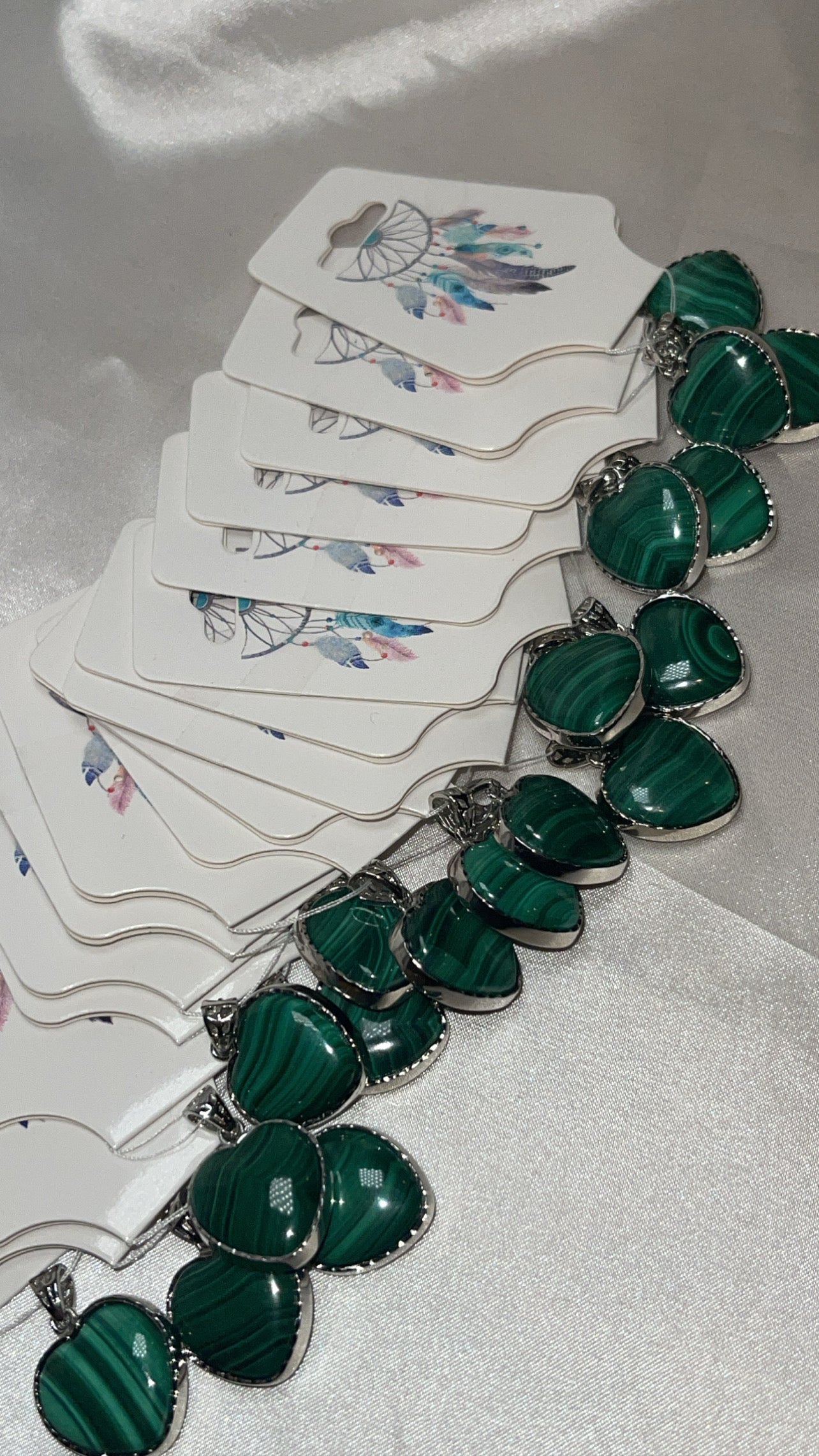 Malachite Heart Pendant