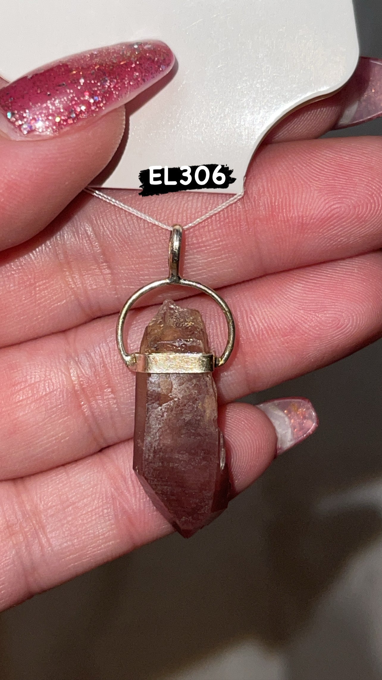 Pink Lithium Raw Point 925 Pendant (Choose Your Own!)