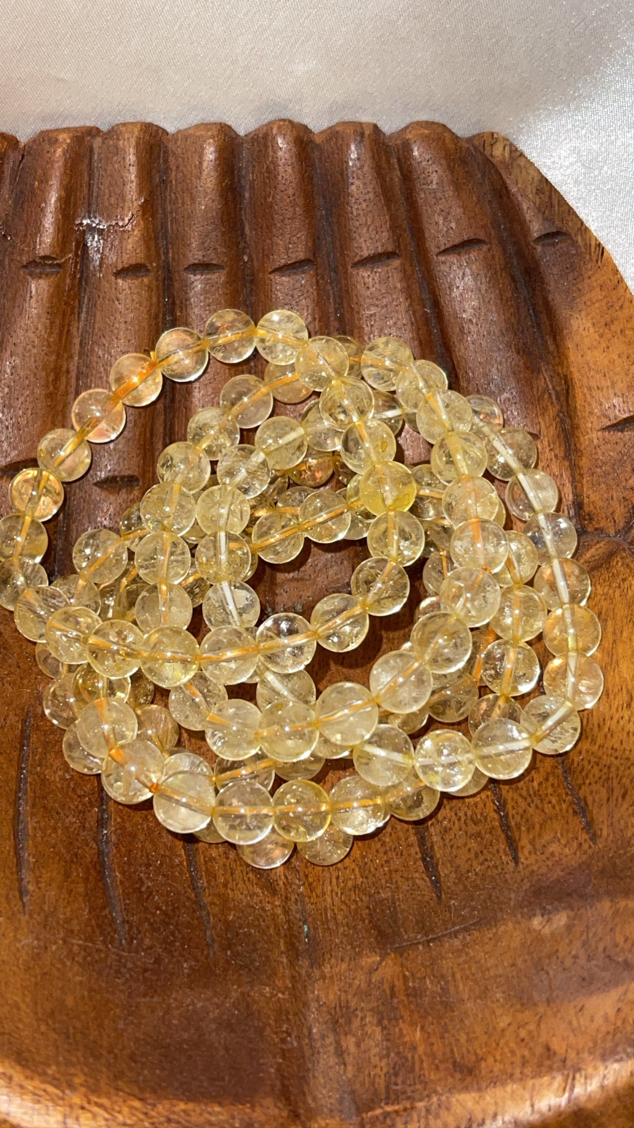Citrine Bracelet 9mm