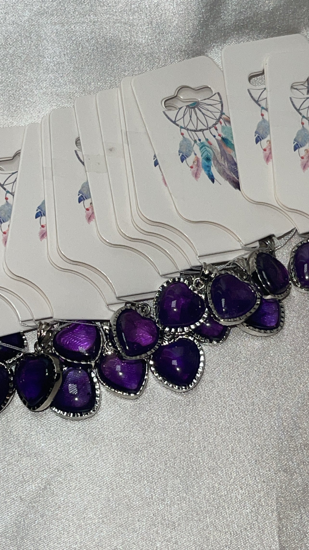 Amethyst Heart Pendant