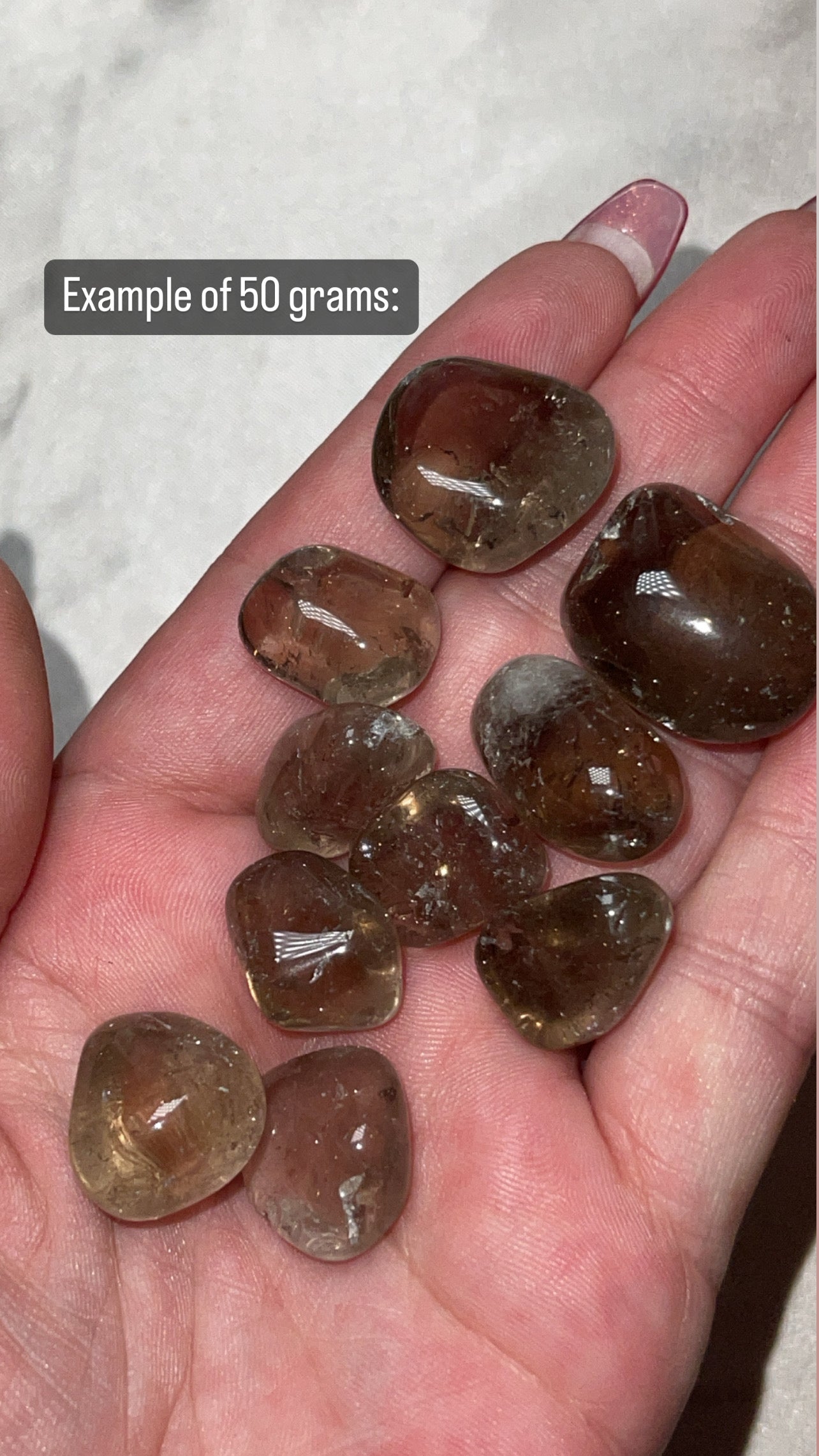 Smoky Quartz 50gram/100gram Tumble Bundle