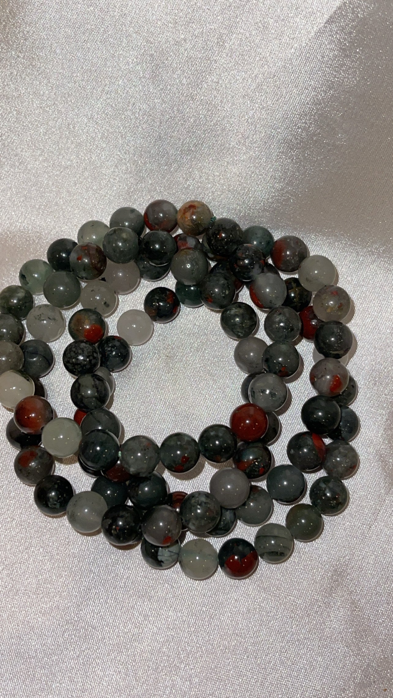 African Bloodstone Bracelet 8mm