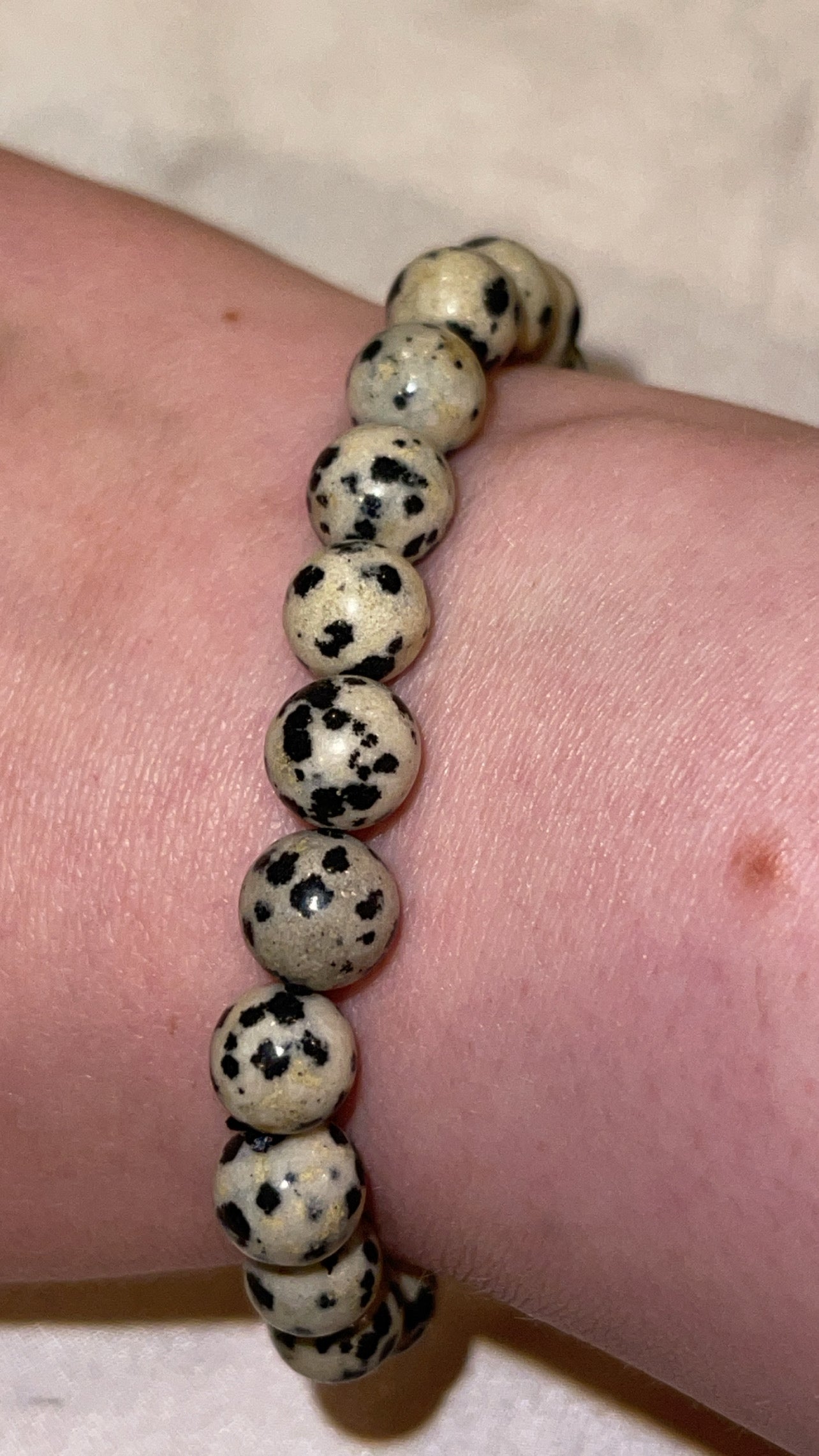 Dalmation Jasper Bracelet 8mm