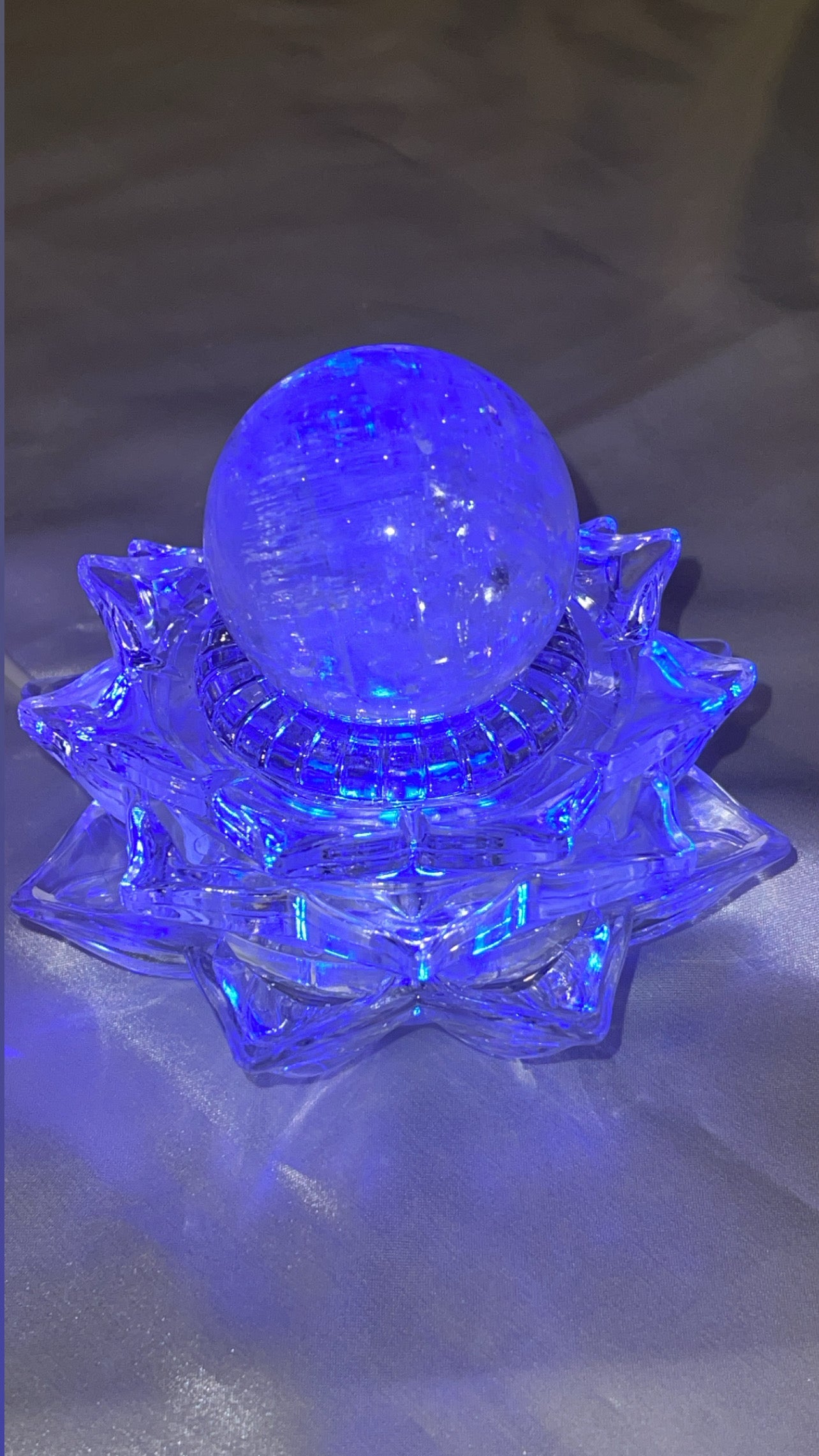 Lotus Sphere Stand Lamp